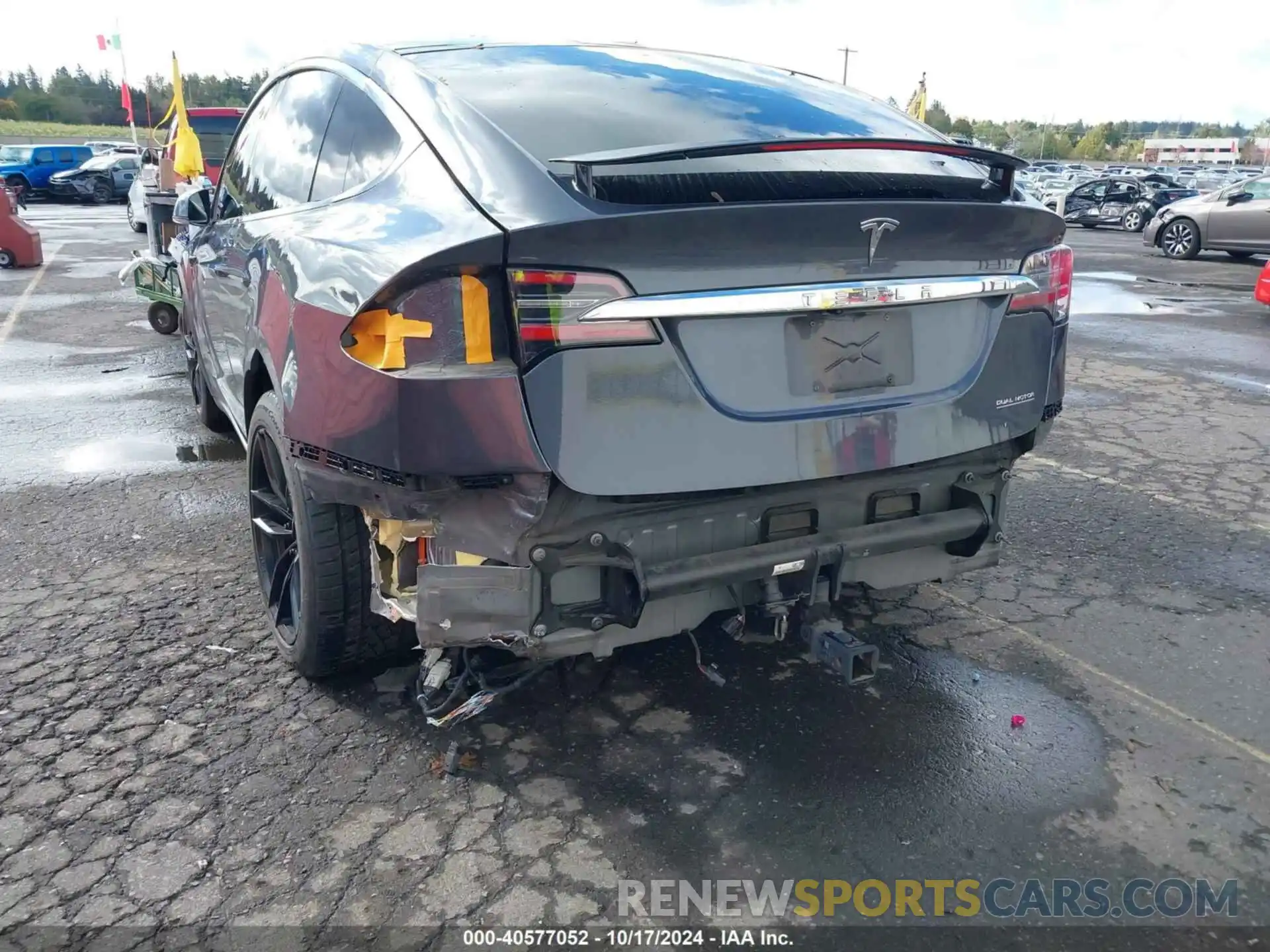 6 Photograph of a damaged car 5YJXCDE44LF261551 TESLA MODEL X 2020