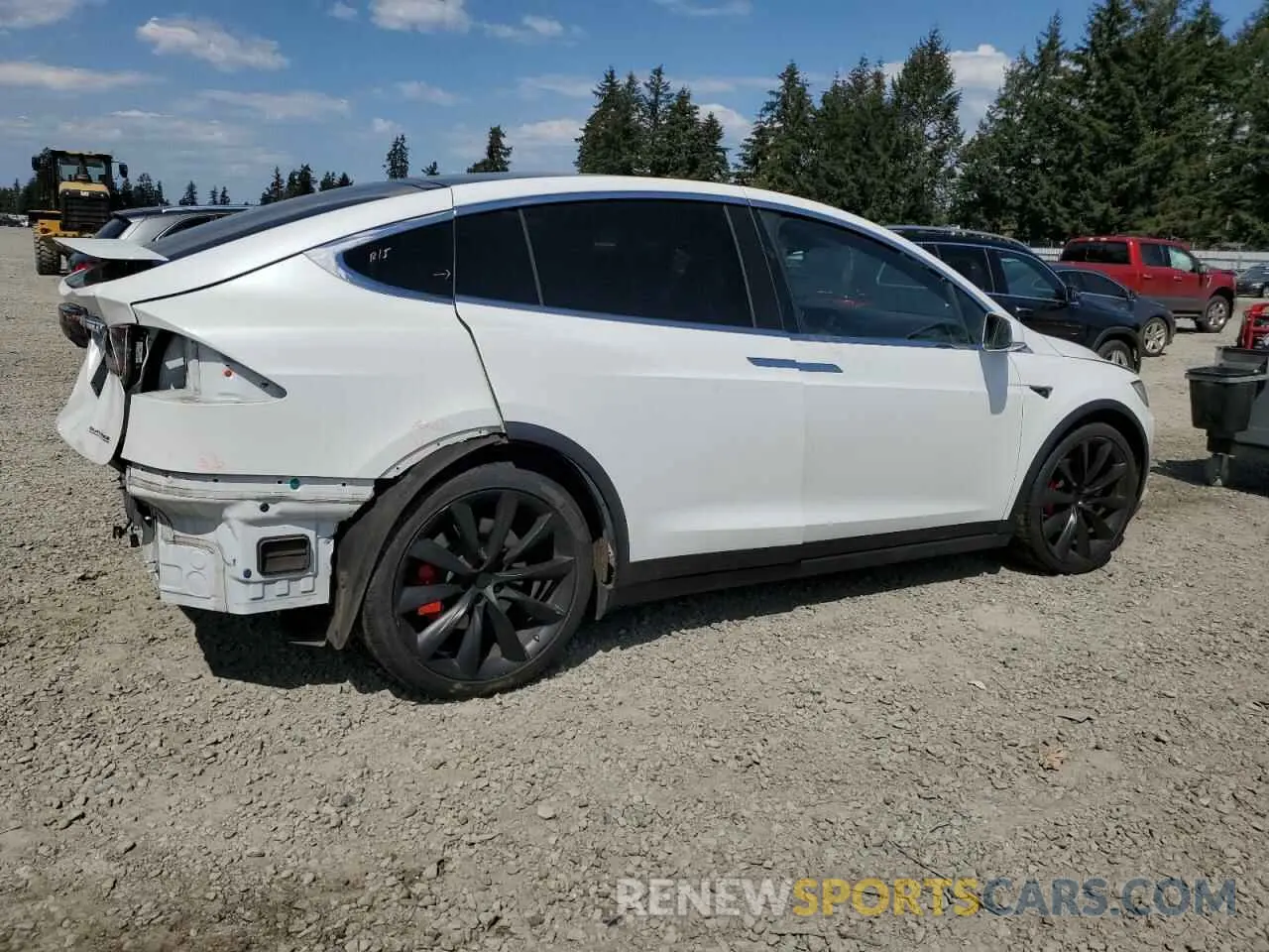3 Photograph of a damaged car 5YJXCDE45LF303130 TESLA MODEL X 2020