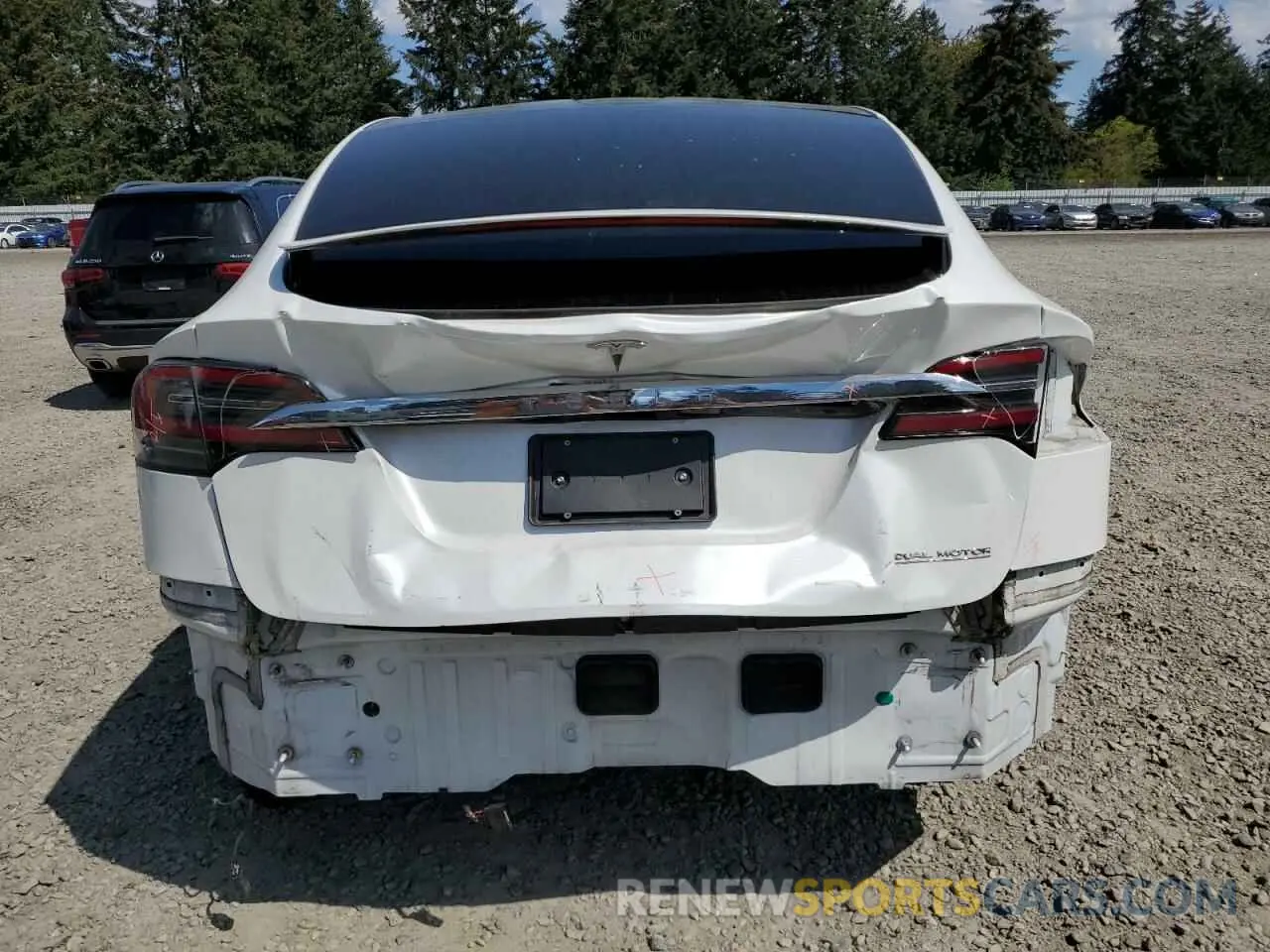 6 Photograph of a damaged car 5YJXCDE45LF303130 TESLA MODEL X 2020