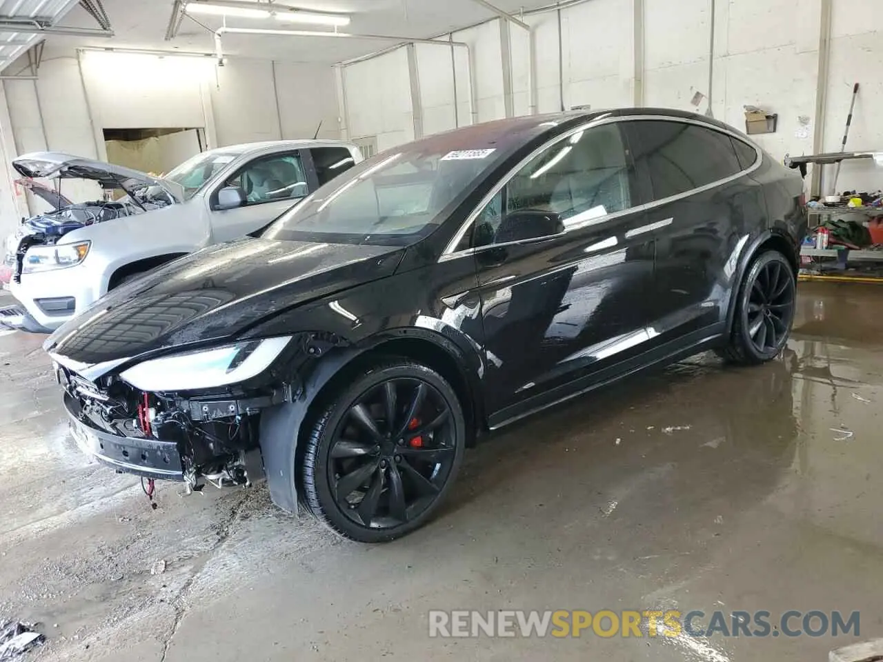 1 Photograph of a damaged car 5YJXCDE46LF231757 TESLA MODEL X 2020