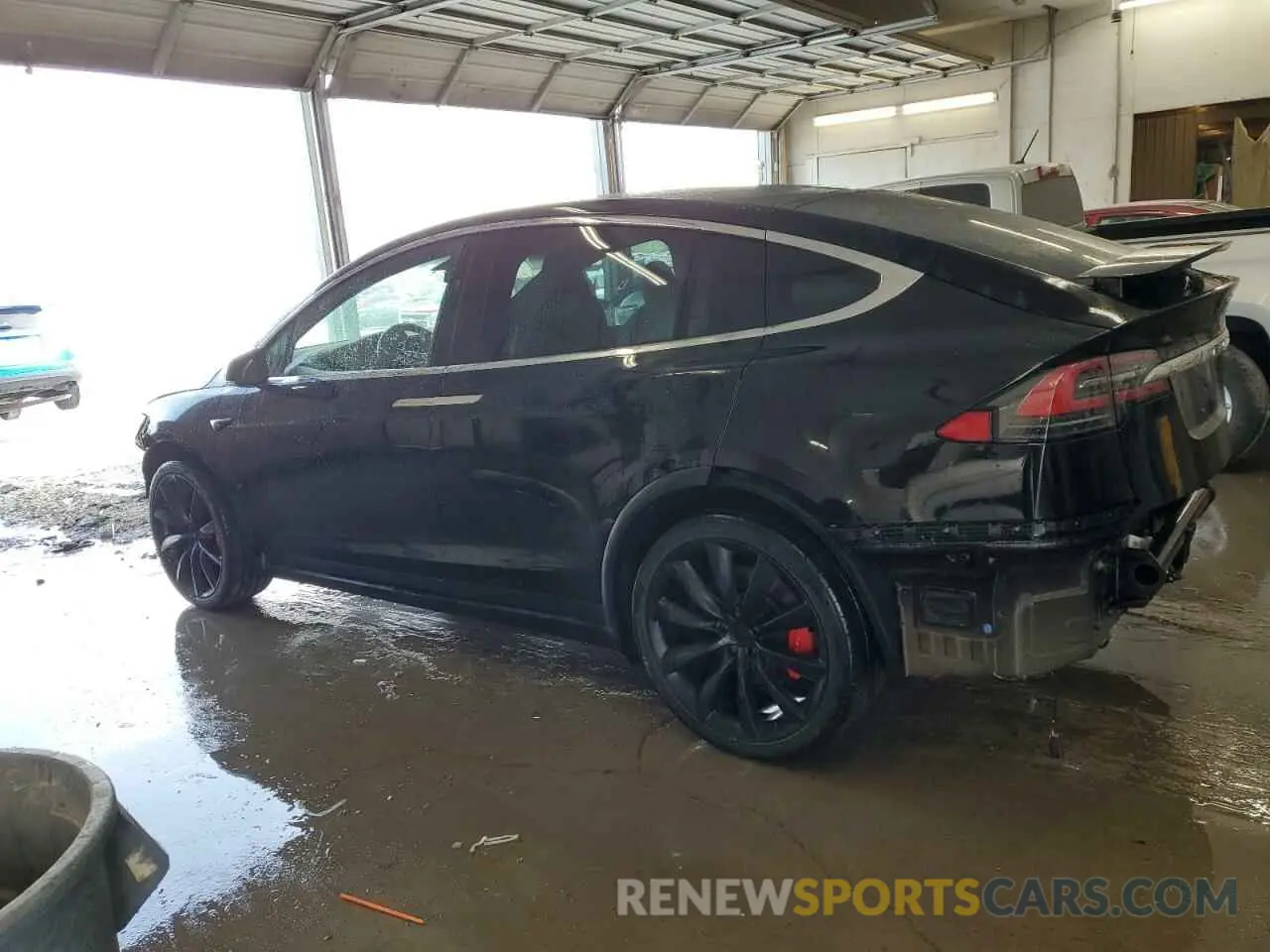 2 Photograph of a damaged car 5YJXCDE46LF231757 TESLA MODEL X 2020