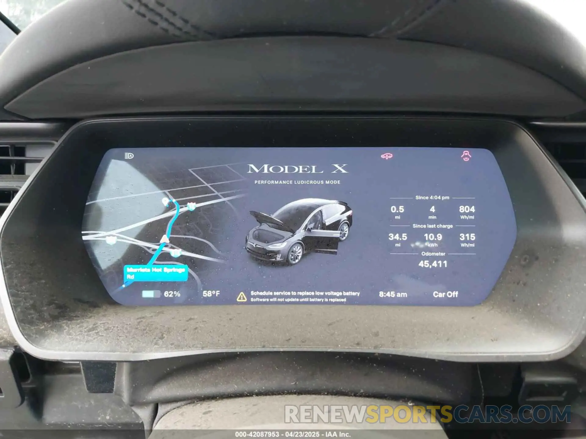 7 Photograph of a damaged car 5YJXCDE4XLF296255 TESLA MODEL X 2020