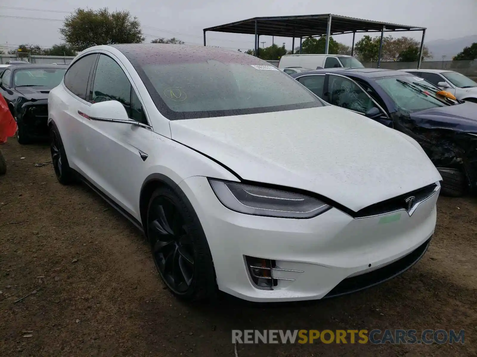 1 Photograph of a damaged car 5YJXCAE22MF324032 TESLA MODEL X 2021