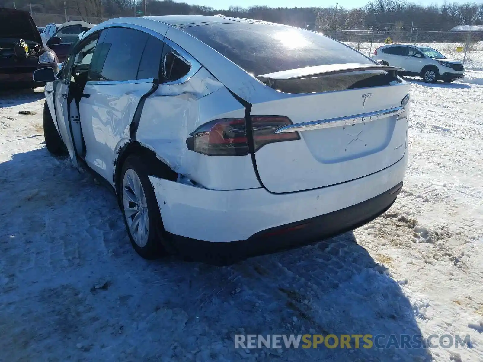 3 Photograph of a damaged car 5YJXCAE25MF311579 TESLA MODEL X 2021