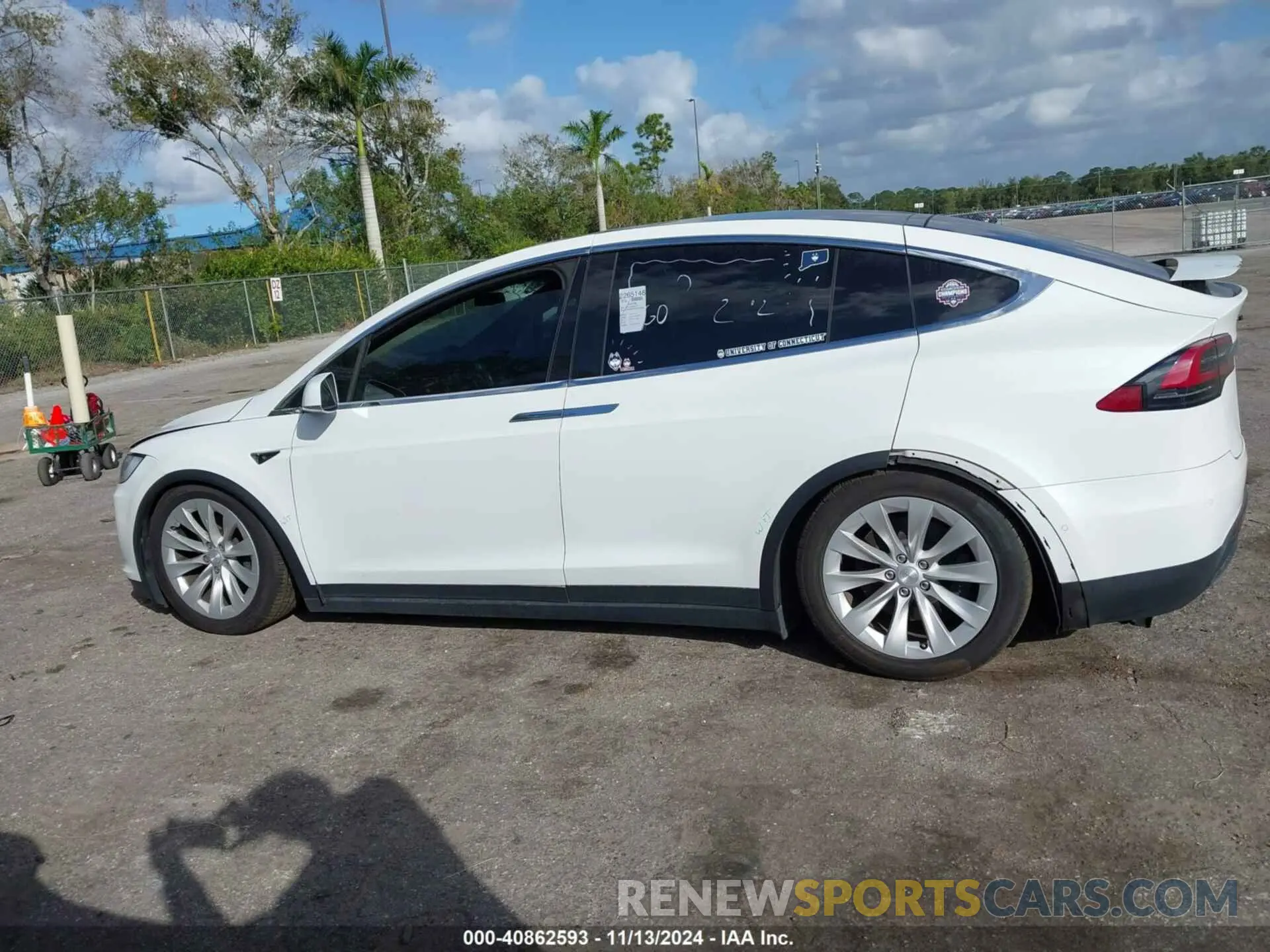 13 Photograph of a damaged car 5YJXCAE25MF323408 TESLA MODEL X 2021