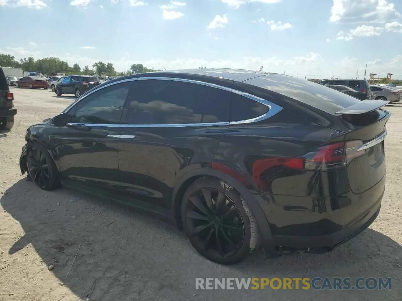 2 Photograph of a damaged car 5YJXCAE26MF321490 TESLA MODEL X 2021