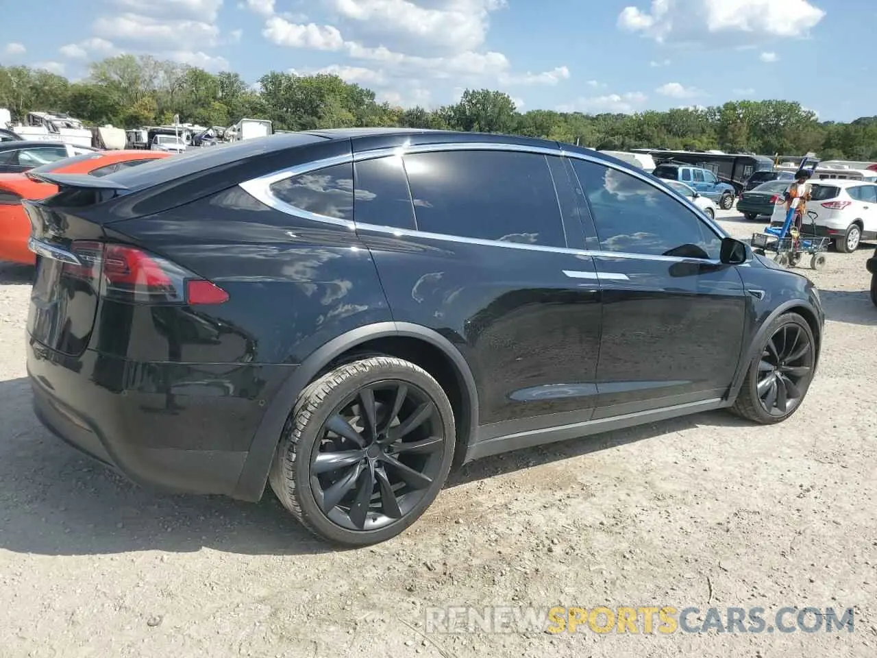 3 Photograph of a damaged car 5YJXCAE26MF321490 TESLA MODEL X 2021