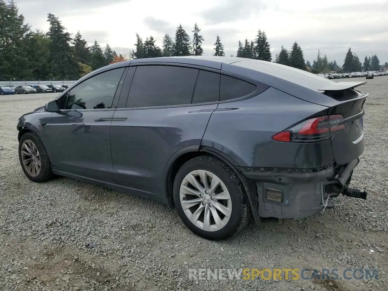 2 Photograph of a damaged car 5YJXCAE27MF322910 TESLA MODEL X 2021
