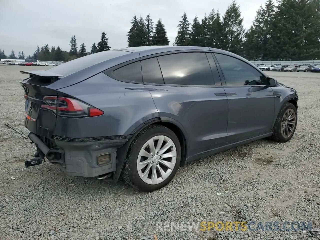 3 Photograph of a damaged car 5YJXCAE27MF322910 TESLA MODEL X 2021