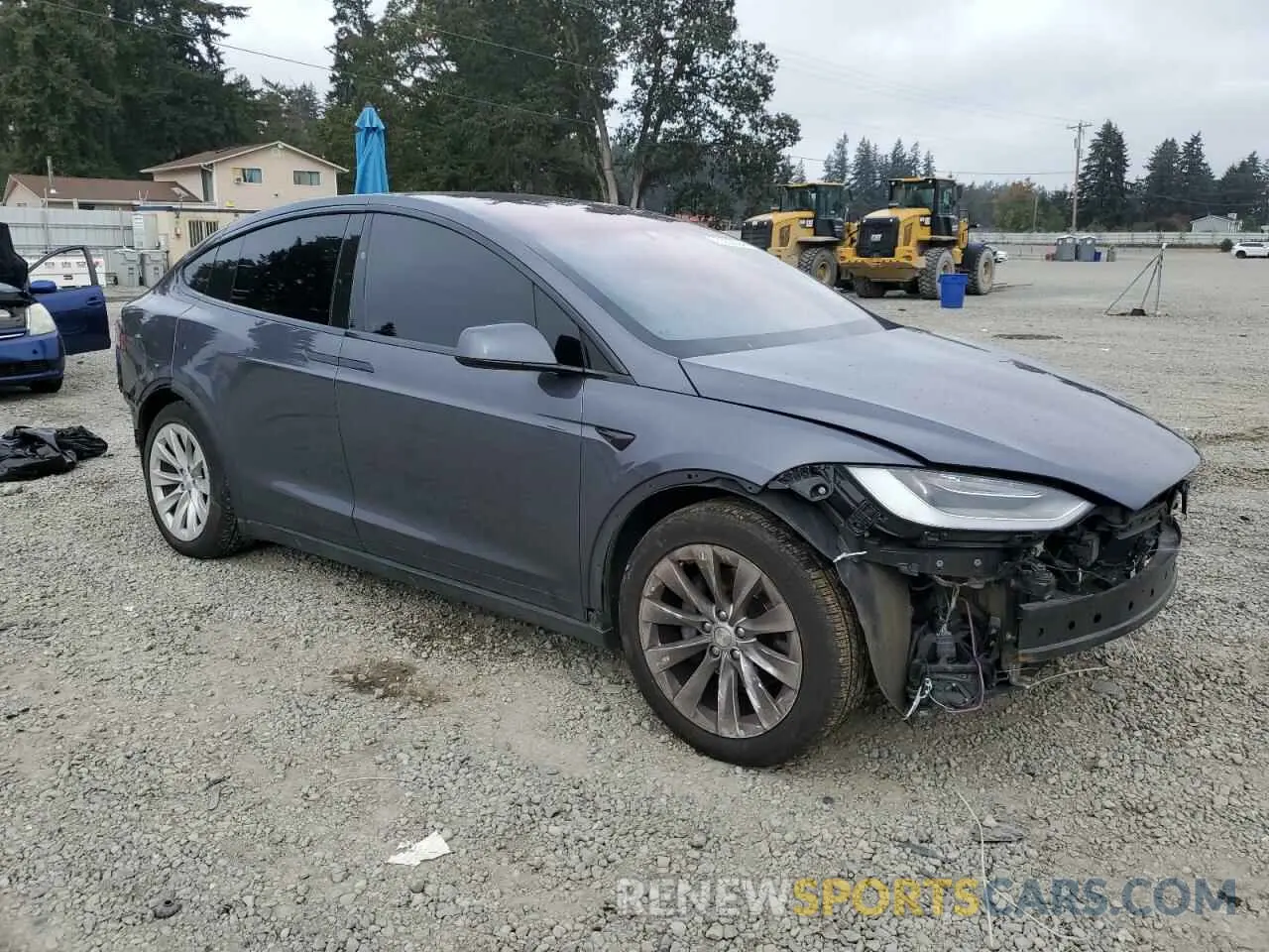4 Photograph of a damaged car 5YJXCAE27MF322910 TESLA MODEL X 2021