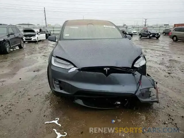 10 Photograph of a damaged car 5YJXCAE2XMF321430 TESLA MODEL X 2021