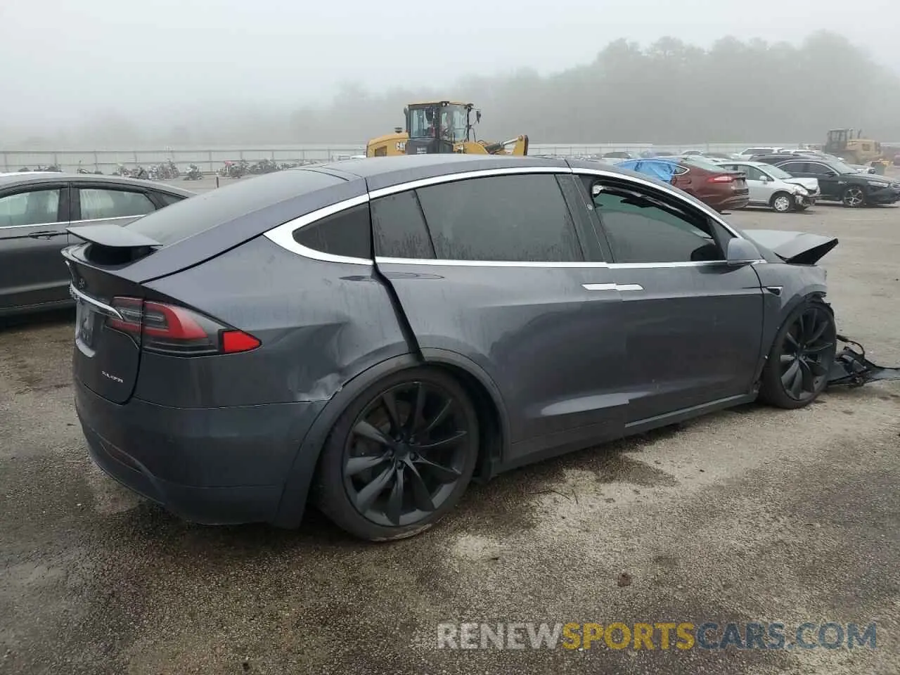 3 Photograph of a damaged car 5YJXCBE29MF323031 TESLA MODEL X 2021