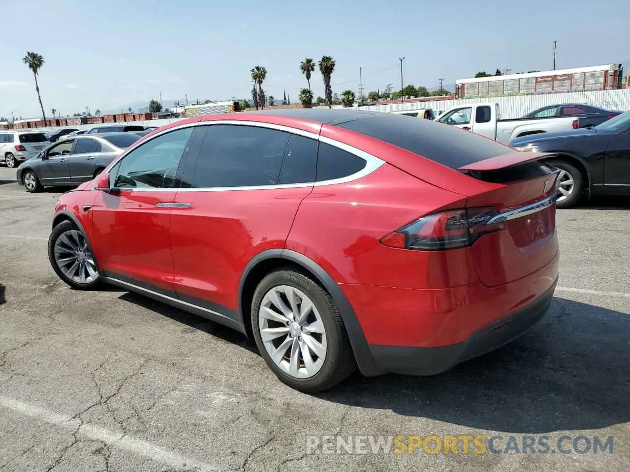 2 Photograph of a damaged car 5YJXCBE29MF325197 TESLA MODEL X 2021