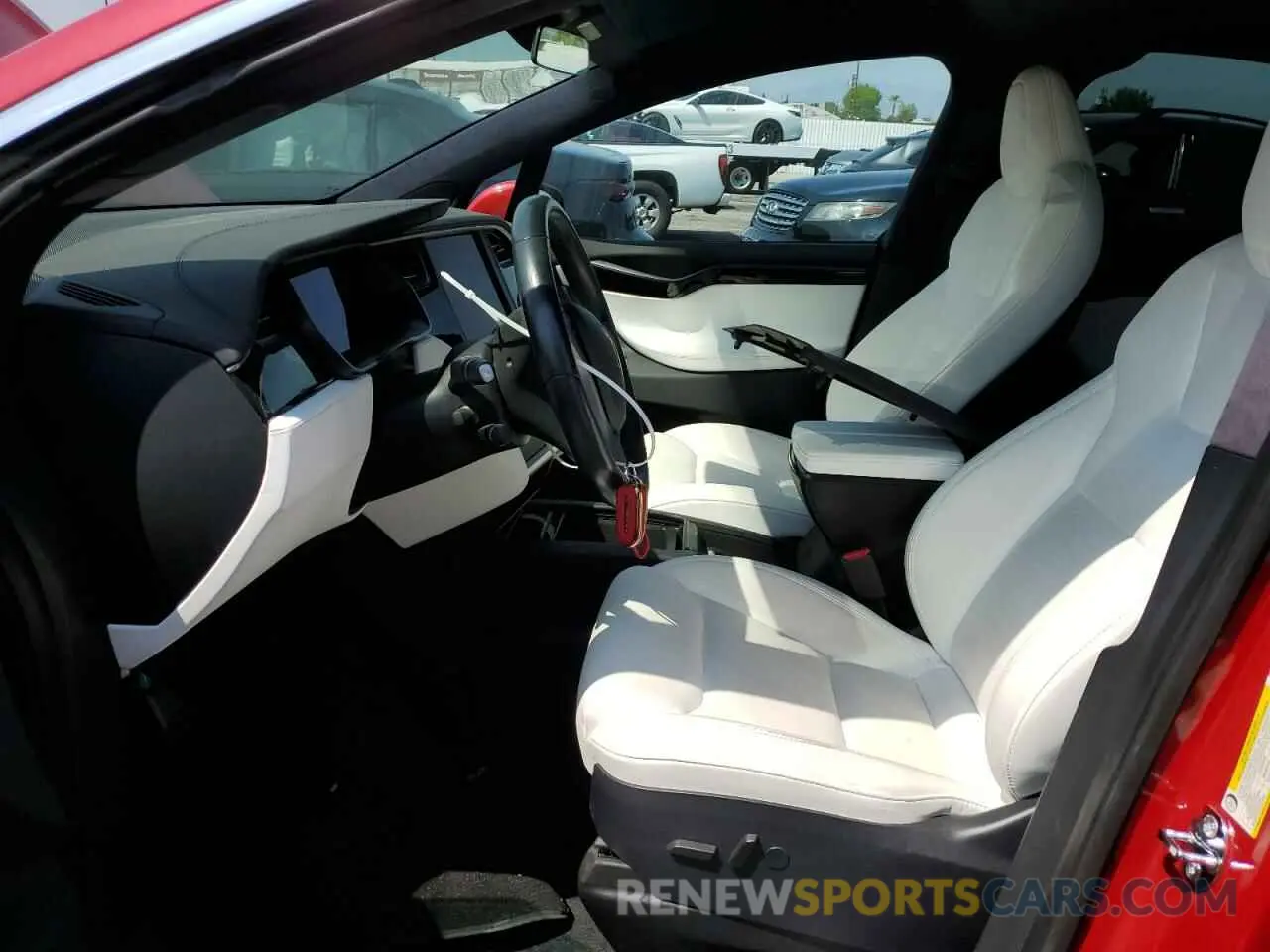 7 Photograph of a damaged car 5YJXCBE29MF325197 TESLA MODEL X 2021