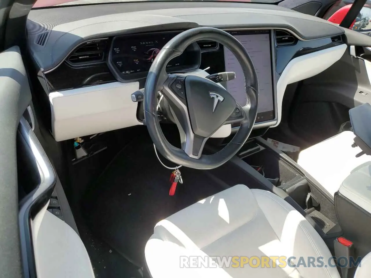 8 Photograph of a damaged car 5YJXCBE29MF325197 TESLA MODEL X 2021