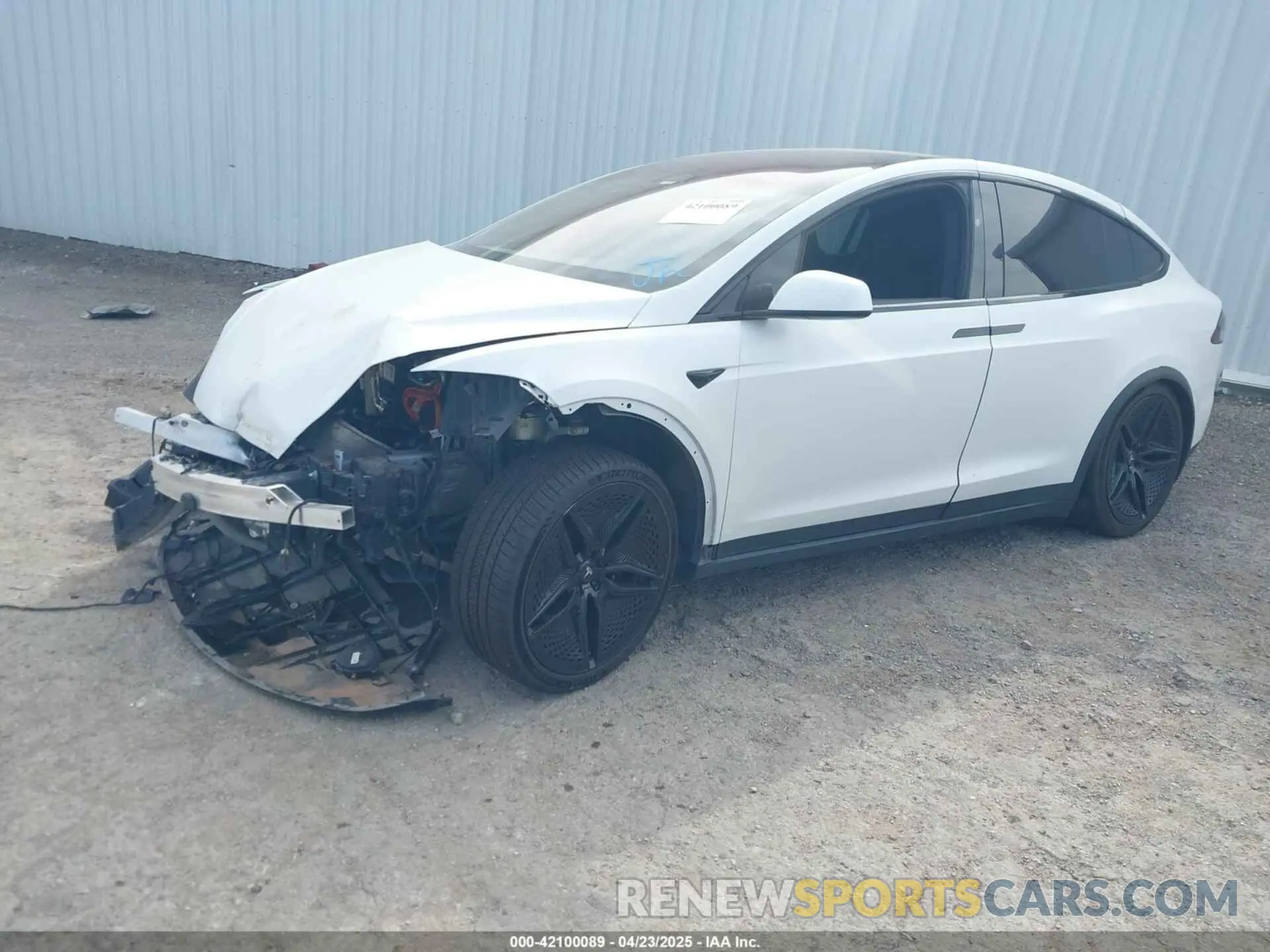 2 Photograph of a damaged car 5YJXCBE51MF326418 TESLA MODEL X 2021