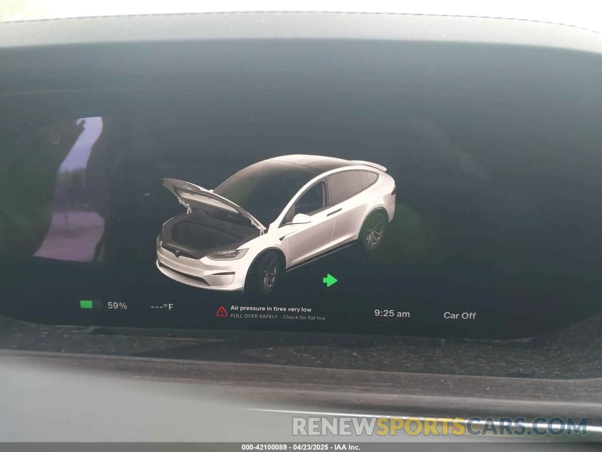 7 Photograph of a damaged car 5YJXCBE51MF326418 TESLA MODEL X 2021