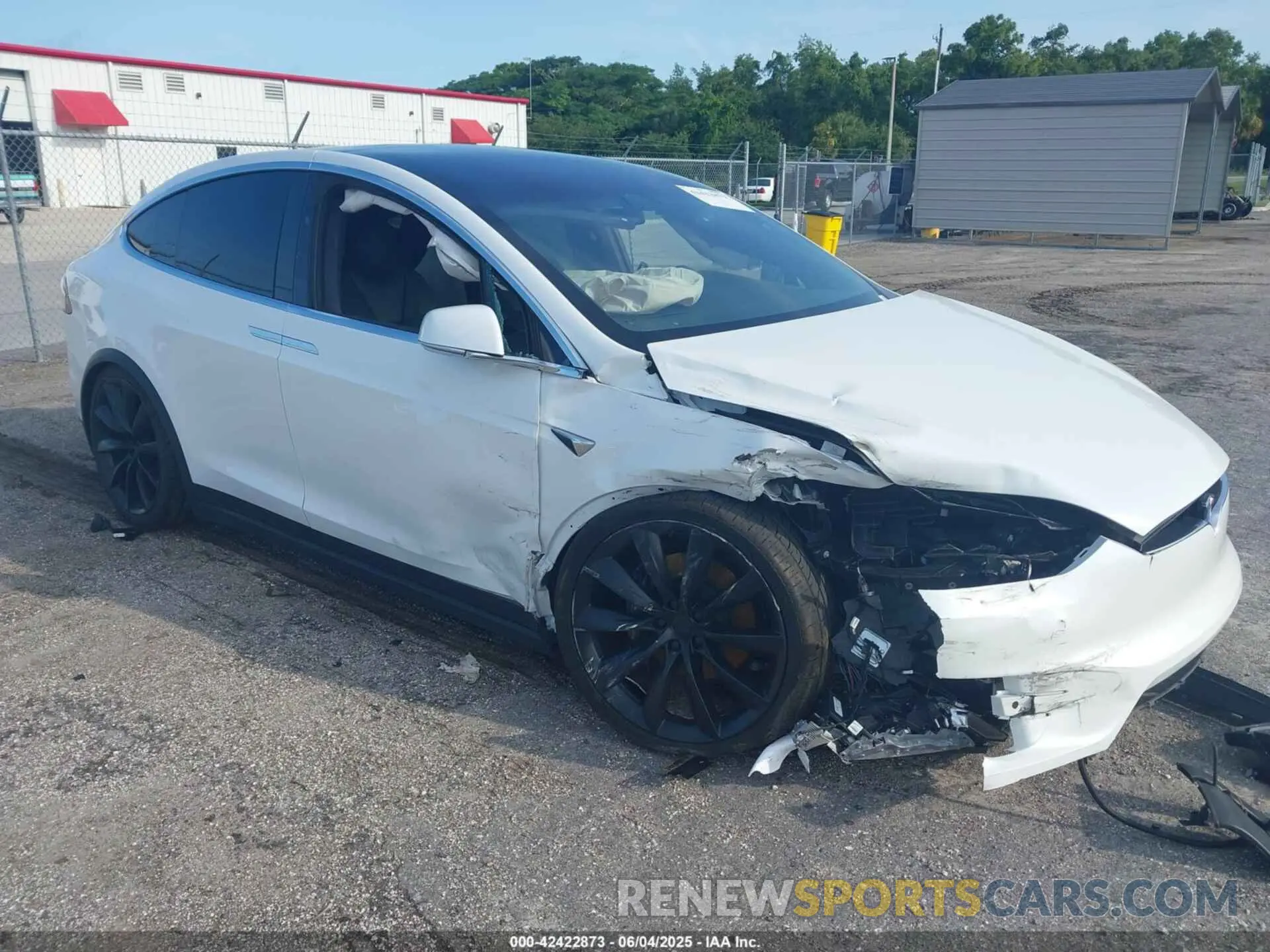 1 Photograph of a damaged car 5YJXCDE21MF319681 TESLA MODEL X 2021