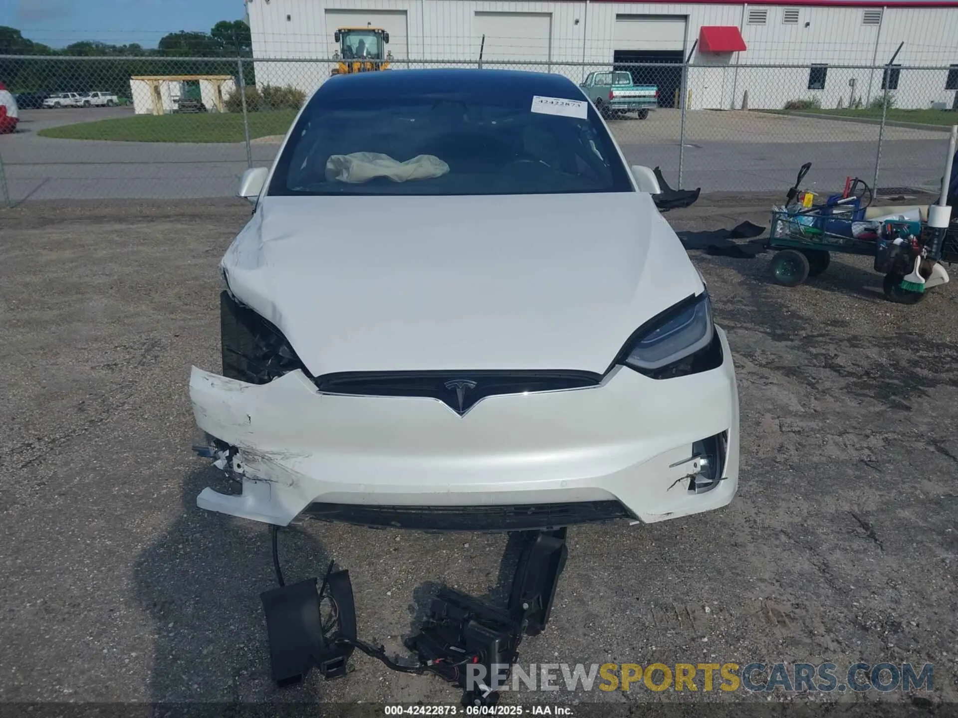 12 Photograph of a damaged car 5YJXCDE21MF319681 TESLA MODEL X 2021
