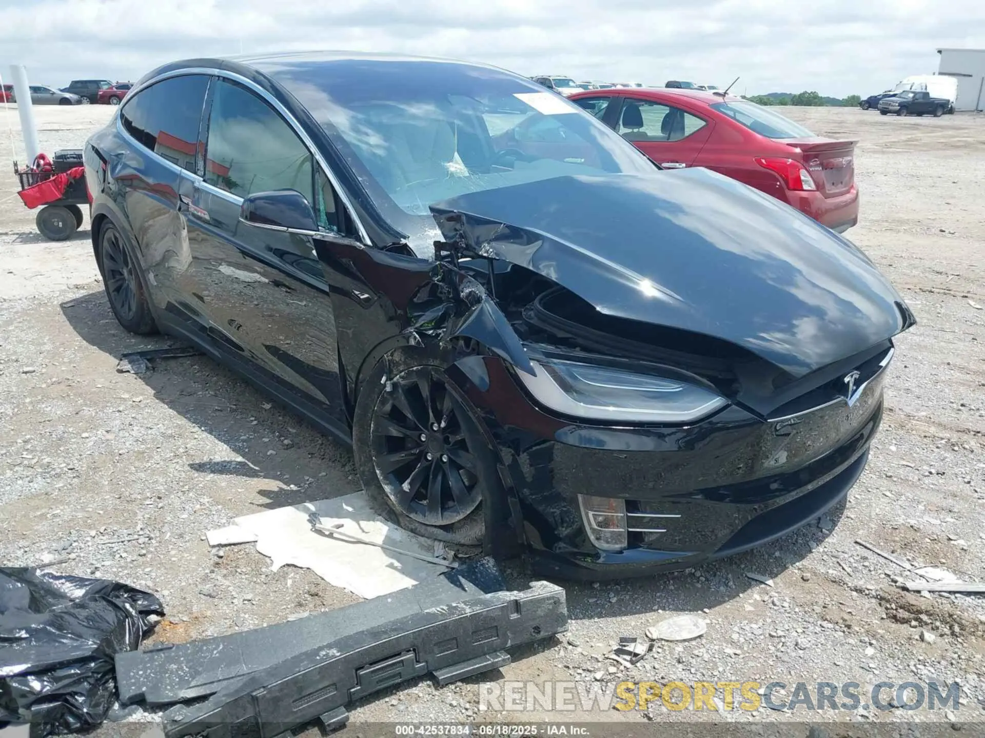 1 Photograph of a damaged car 5YJXCDE22MF320841 TESLA MODEL X 2021