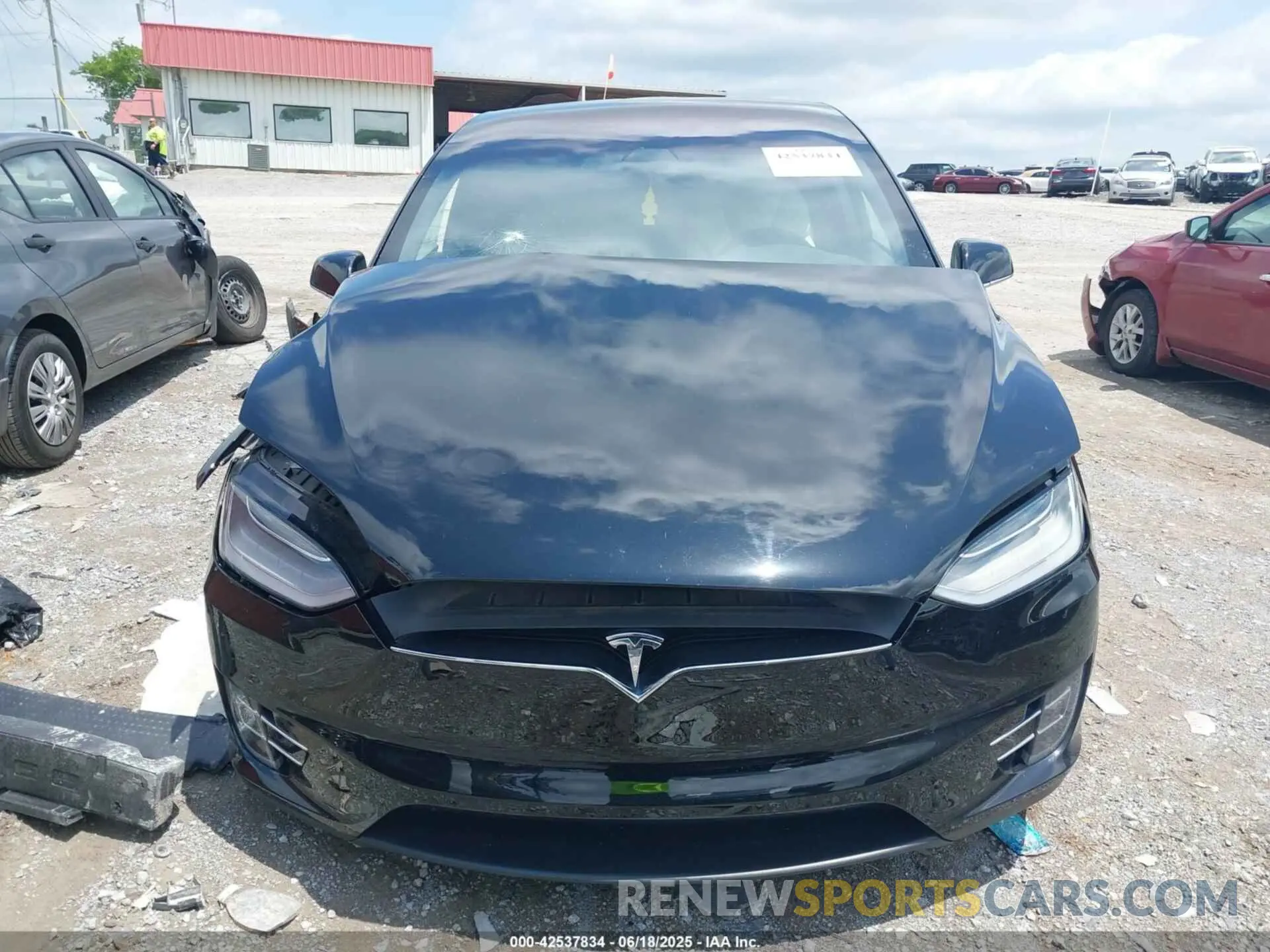 12 Photograph of a damaged car 5YJXCDE22MF320841 TESLA MODEL X 2021