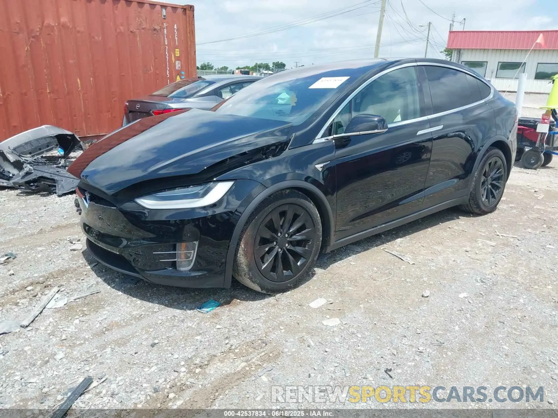 2 Photograph of a damaged car 5YJXCDE22MF320841 TESLA MODEL X 2021