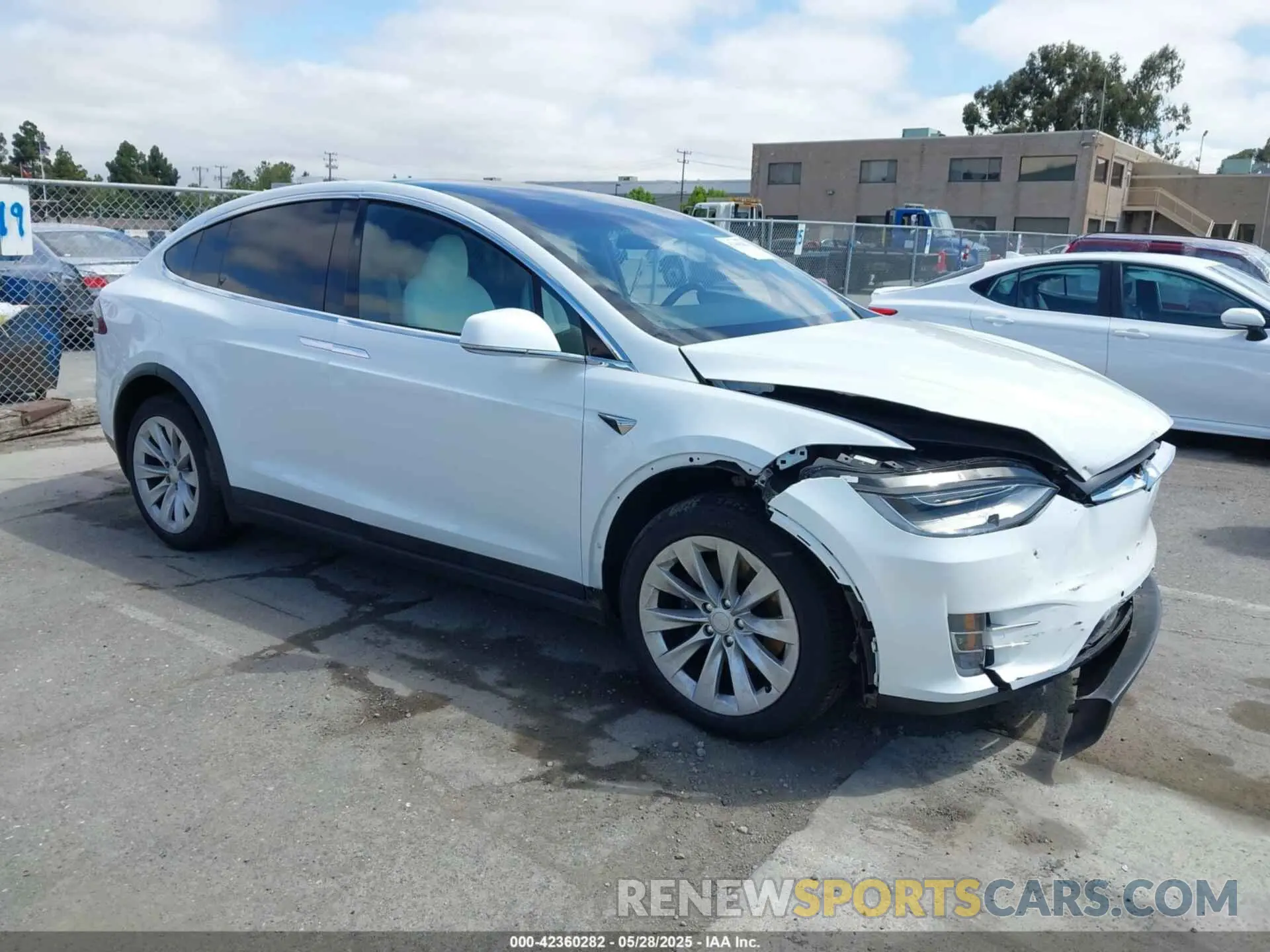 1 Photograph of a damaged car 5YJXCDE27MF322200 TESLA MODEL X 2021