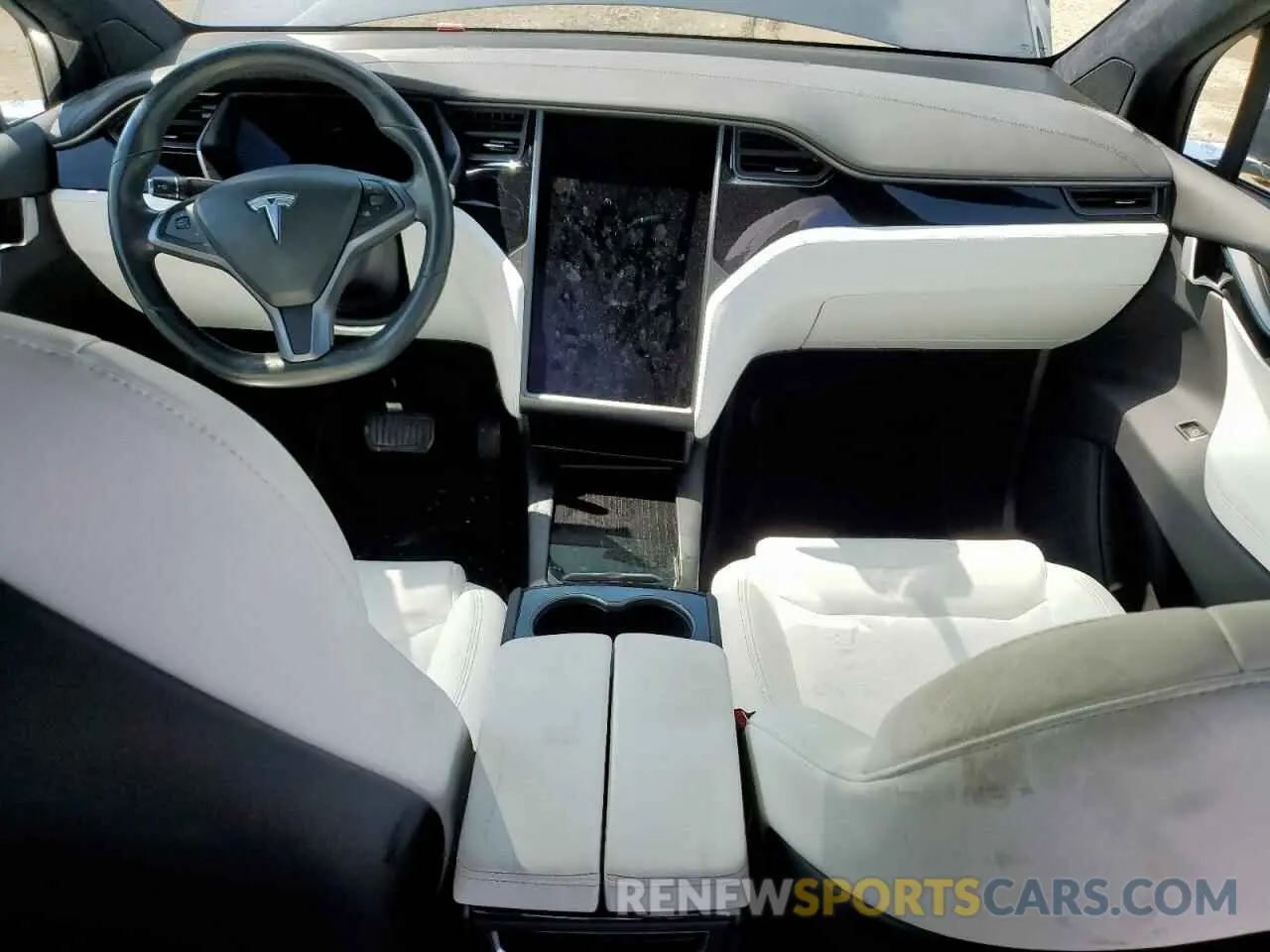 8 Photograph of a damaged car 5YJXCDE28MF322139 TESLA MODEL X 2021