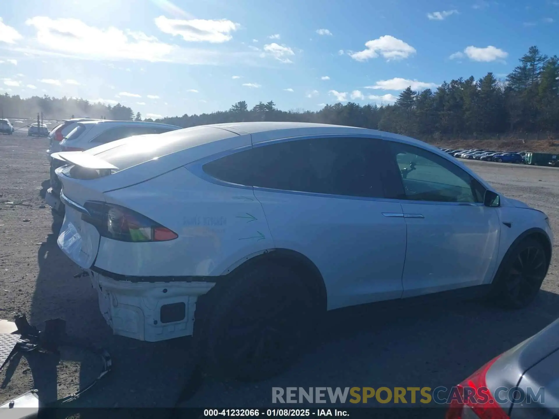 14 Photograph of a damaged car 5YJXCDE29MF316169 TESLA MODEL X 2021