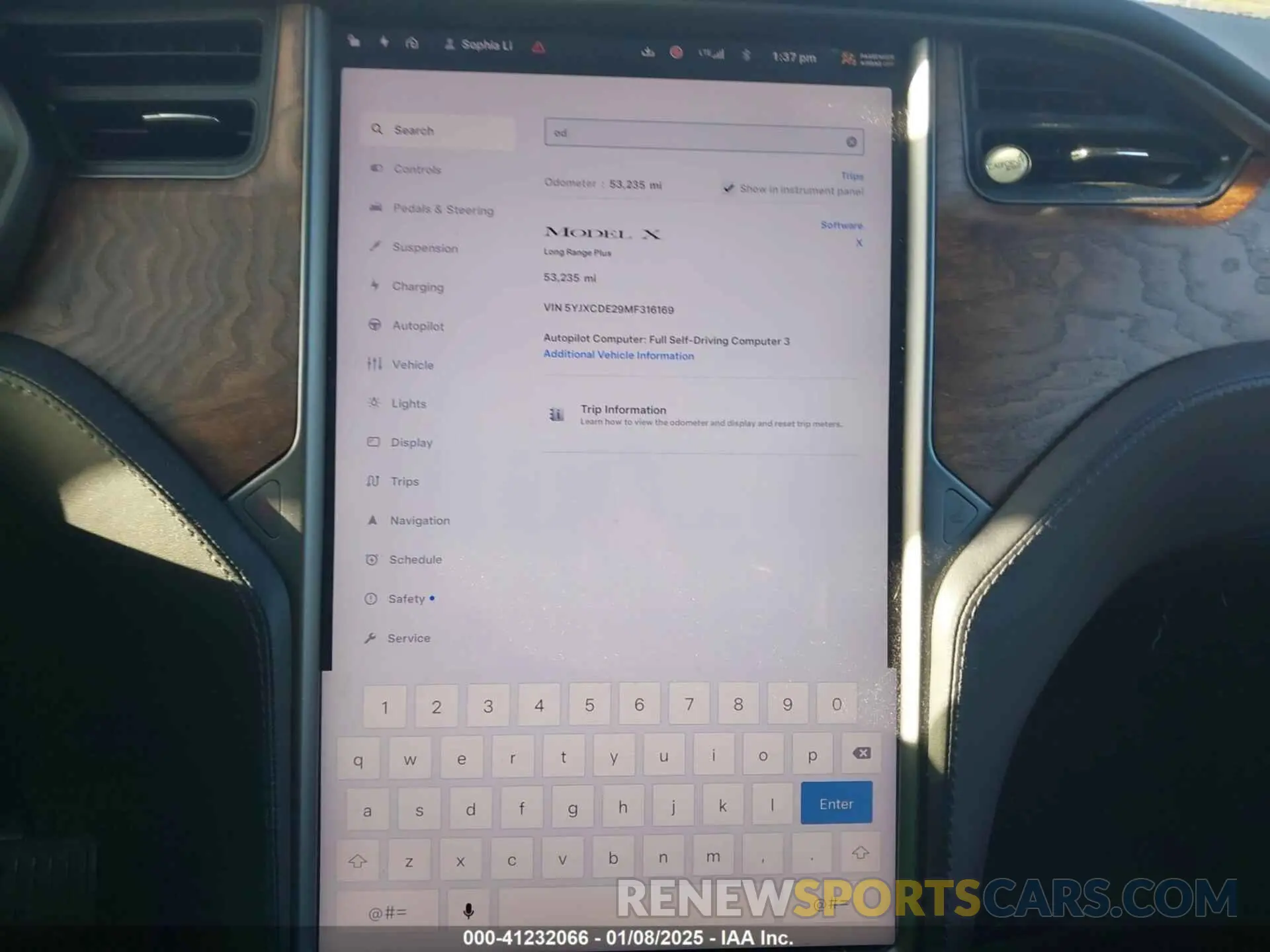 19 Photograph of a damaged car 5YJXCDE29MF316169 TESLA MODEL X 2021