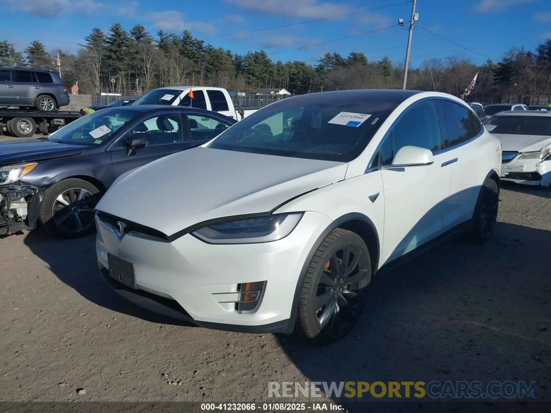 2 Photograph of a damaged car 5YJXCDE29MF316169 TESLA MODEL X 2021