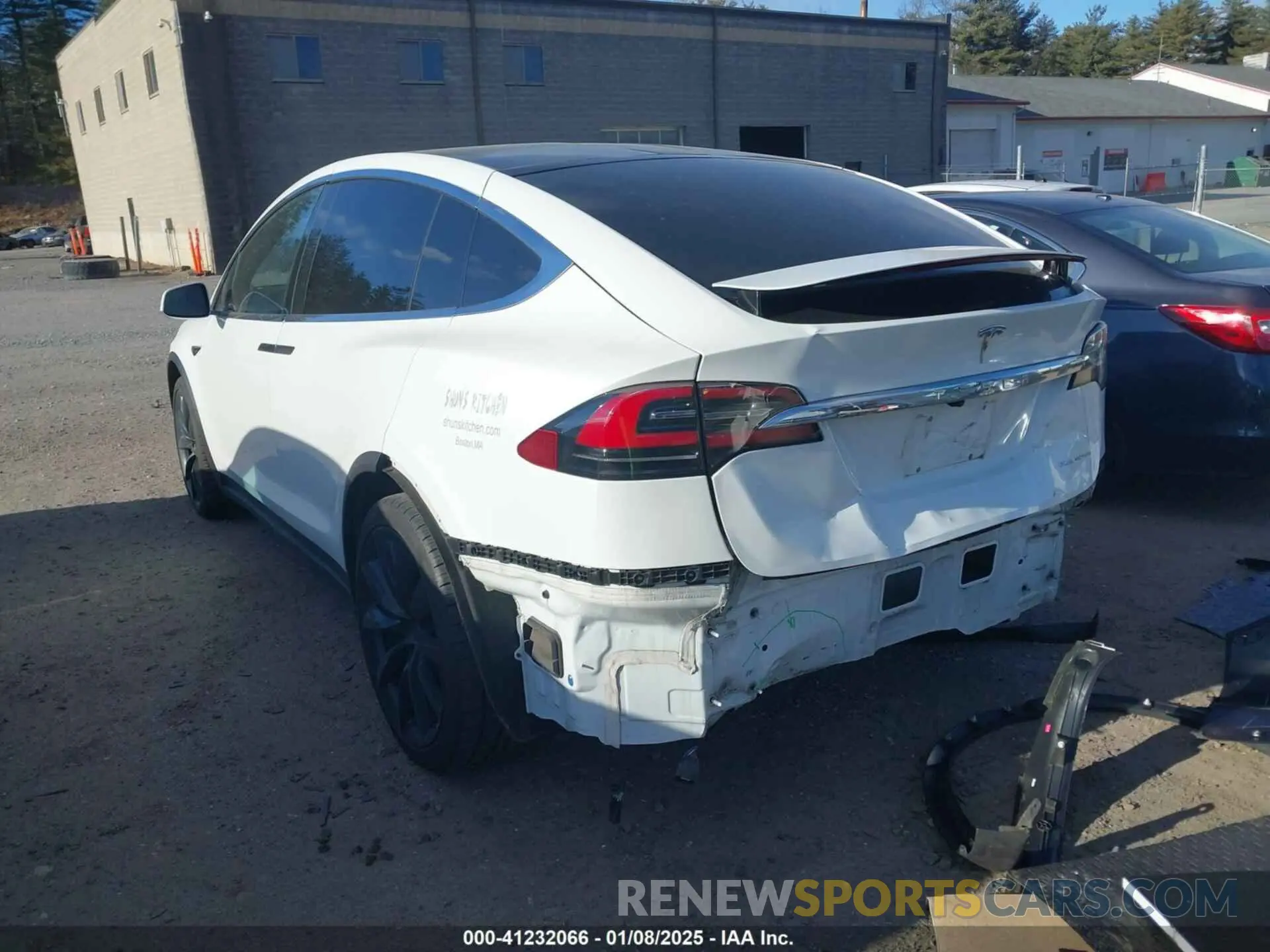 3 Photograph of a damaged car 5YJXCDE29MF316169 TESLA MODEL X 2021