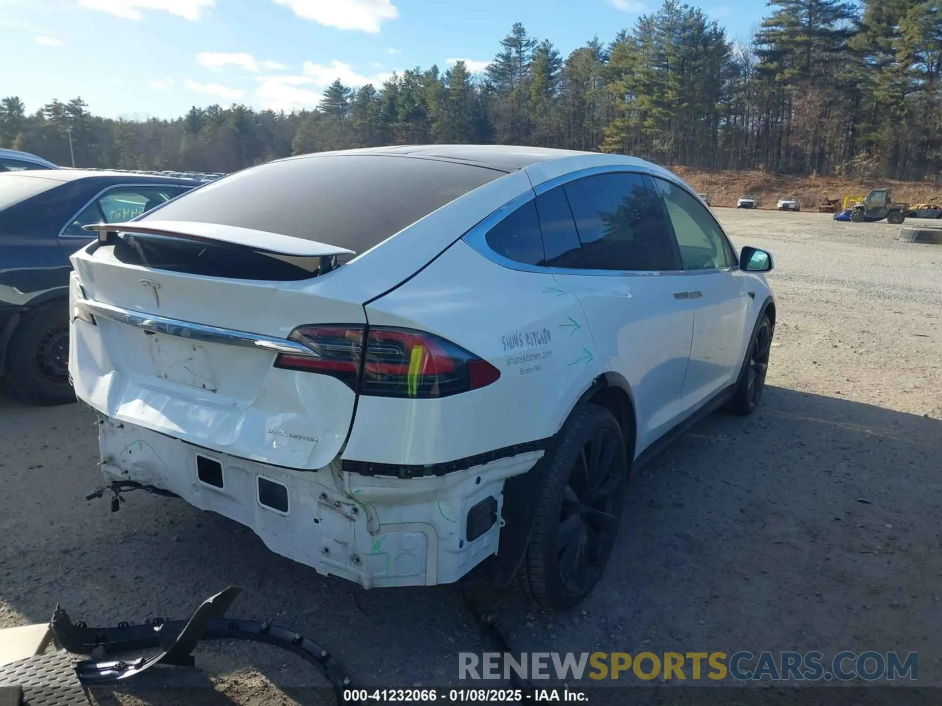4 Photograph of a damaged car 5YJXCDE29MF316169 TESLA MODEL X 2021