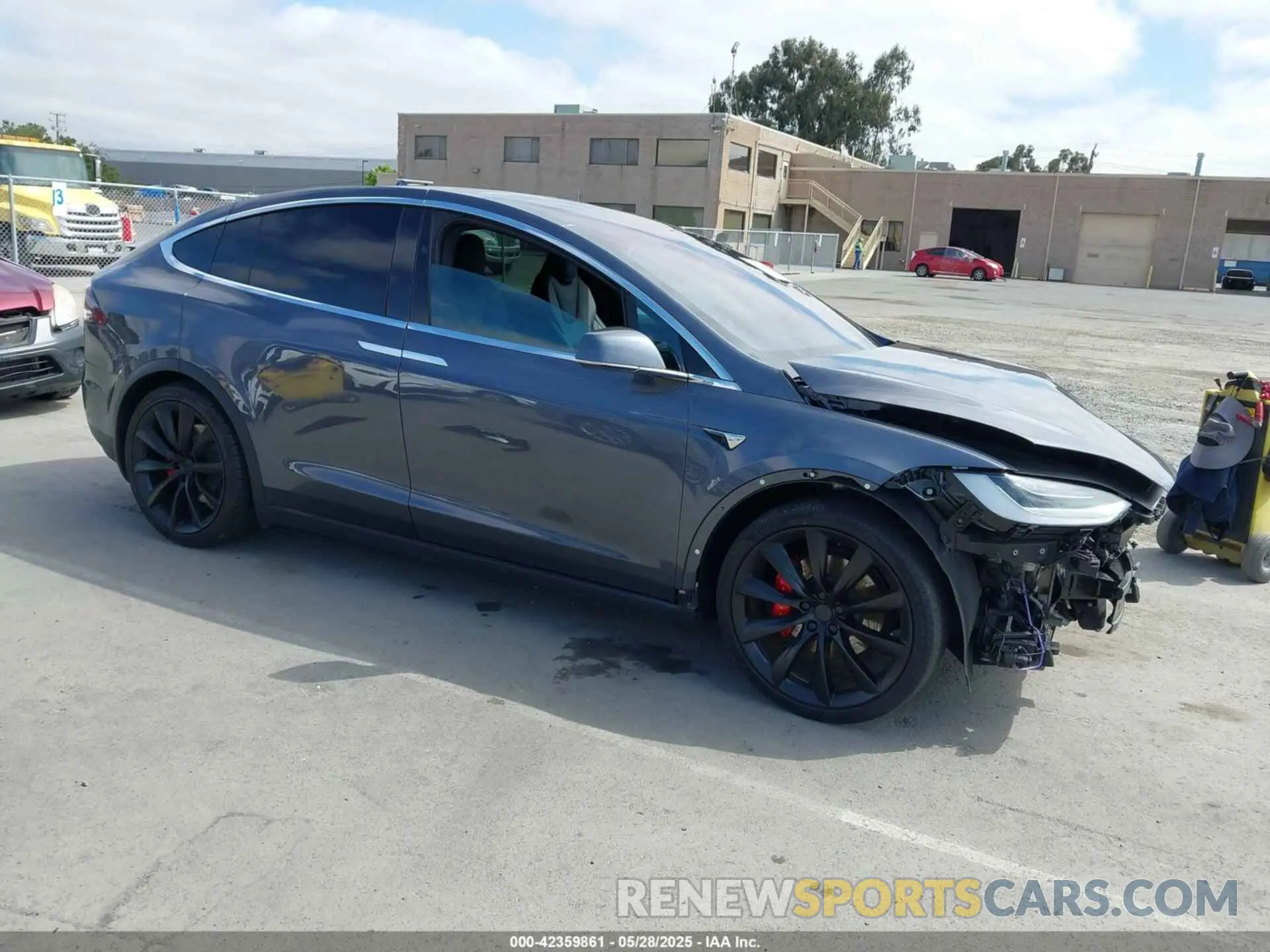 1 Photograph of a damaged car 5YJXCDE42MF320839 TESLA MODEL X 2021