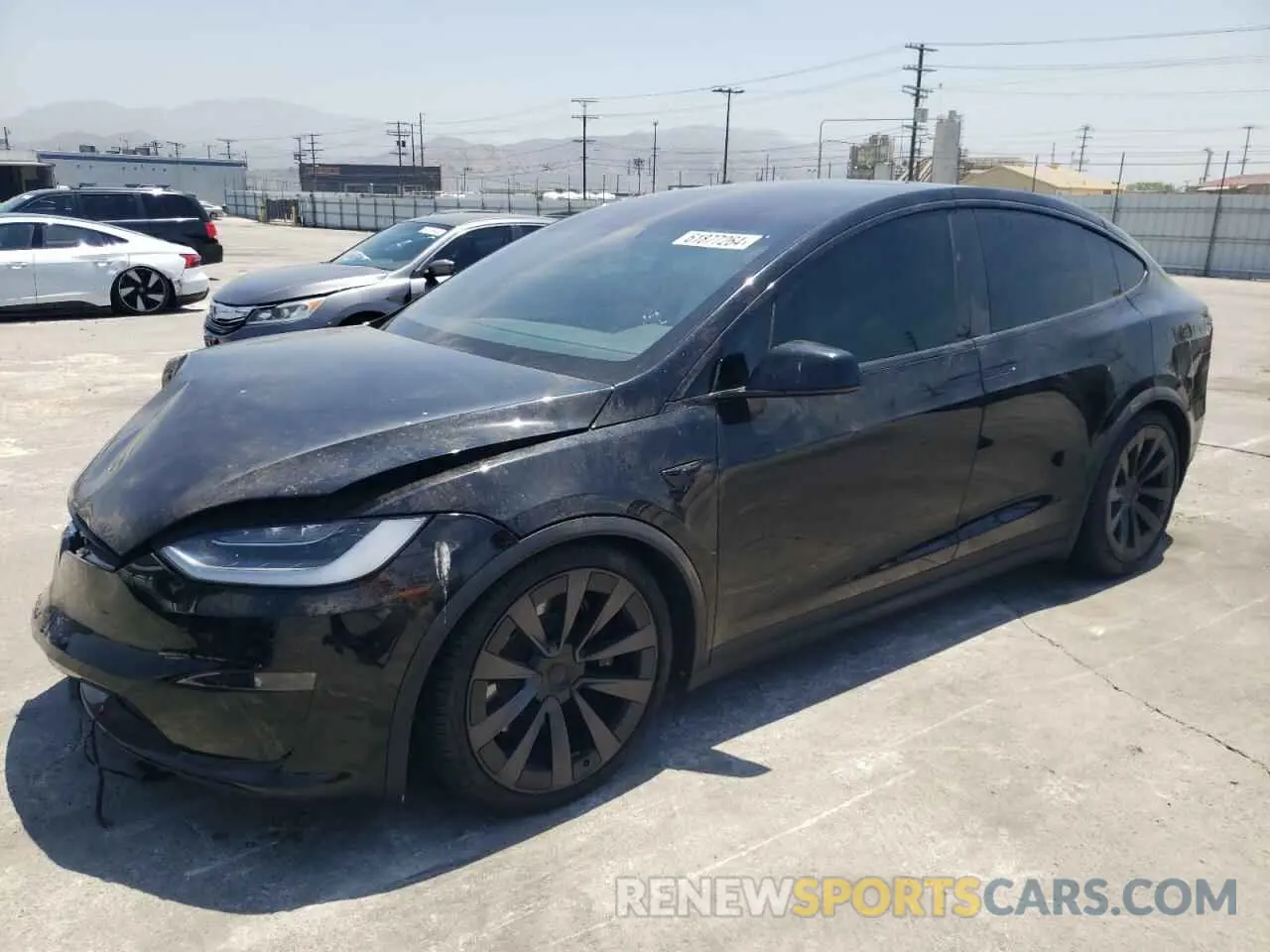 1 Photograph of a damaged car 7SAXCAE53NF359967 TESLA MODEL X 2022