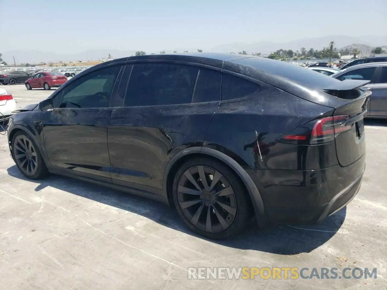 2 Photograph of a damaged car 7SAXCAE53NF359967 TESLA MODEL X 2022