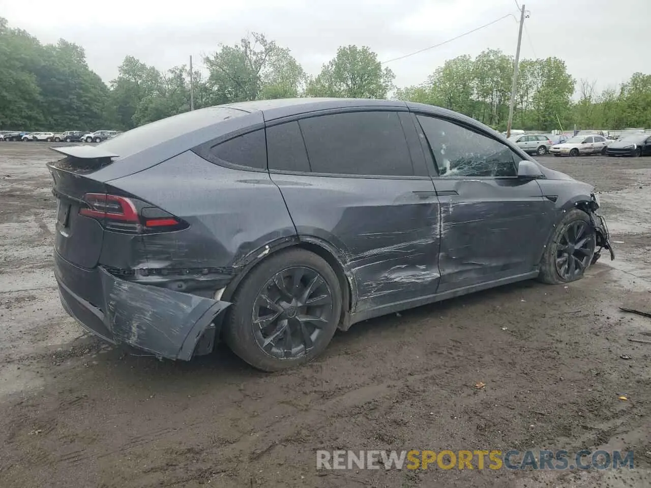 3 Photograph of a damaged car 7SAXCAE54NF358150 TESLA MODEL X 2022