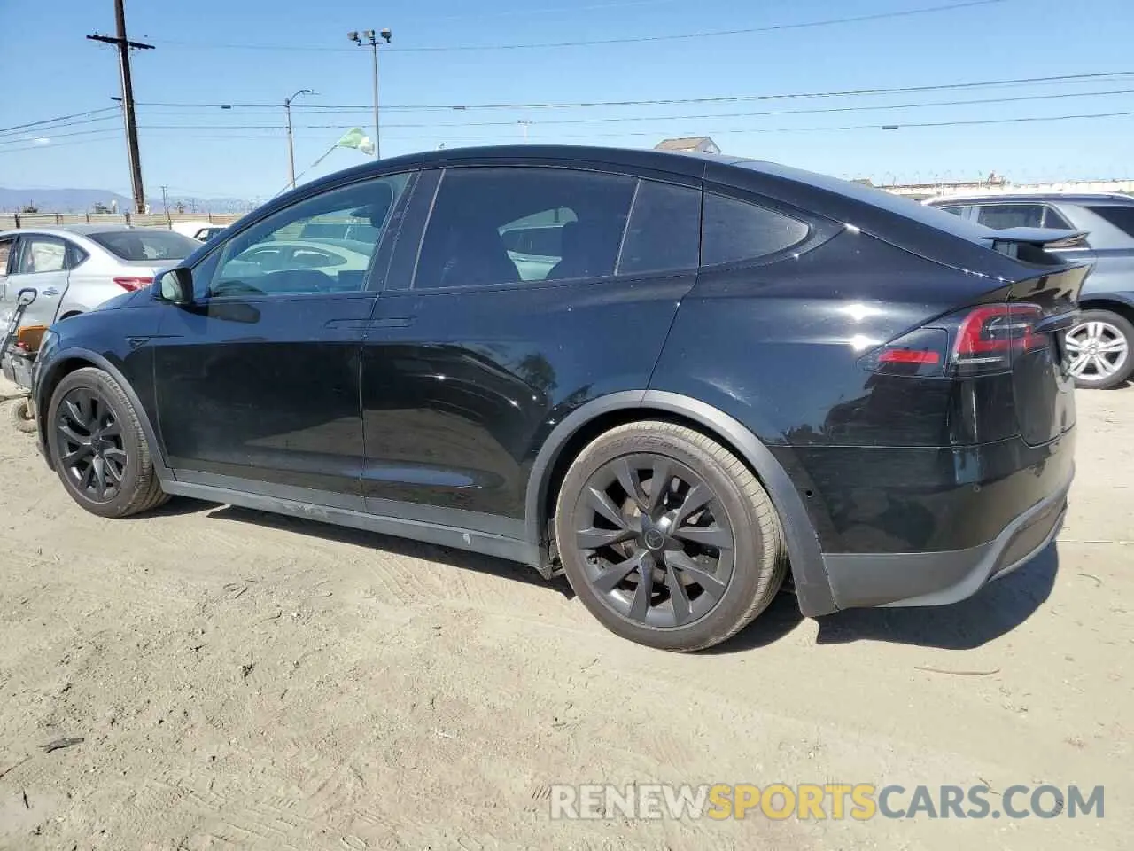 2 Photograph of a damaged car 7SAXCAE54NF361954 TESLA MODEL X 2022