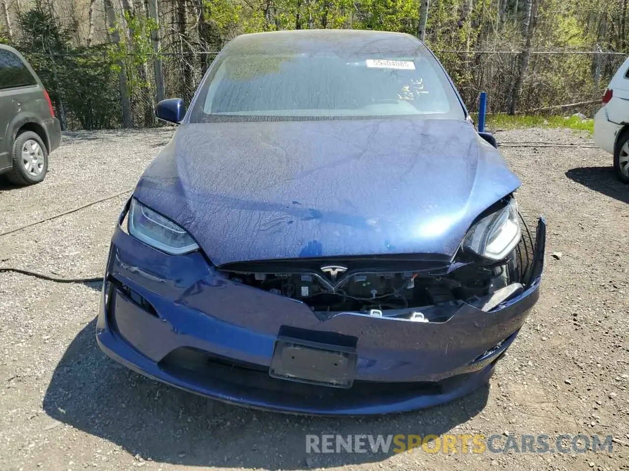 5 Photograph of a damaged car 7SAXCAE55NF353958 TESLA MODEL X 2022