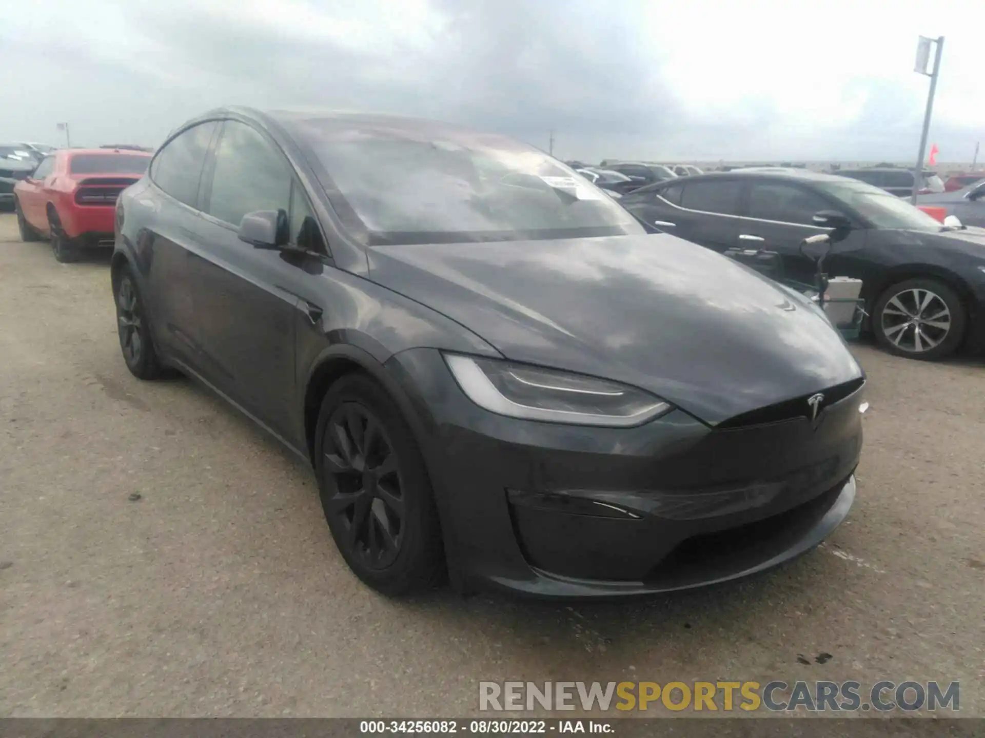 1 Photograph of a damaged car 7SAXCAE56NF346341 TESLA MODEL X 2022