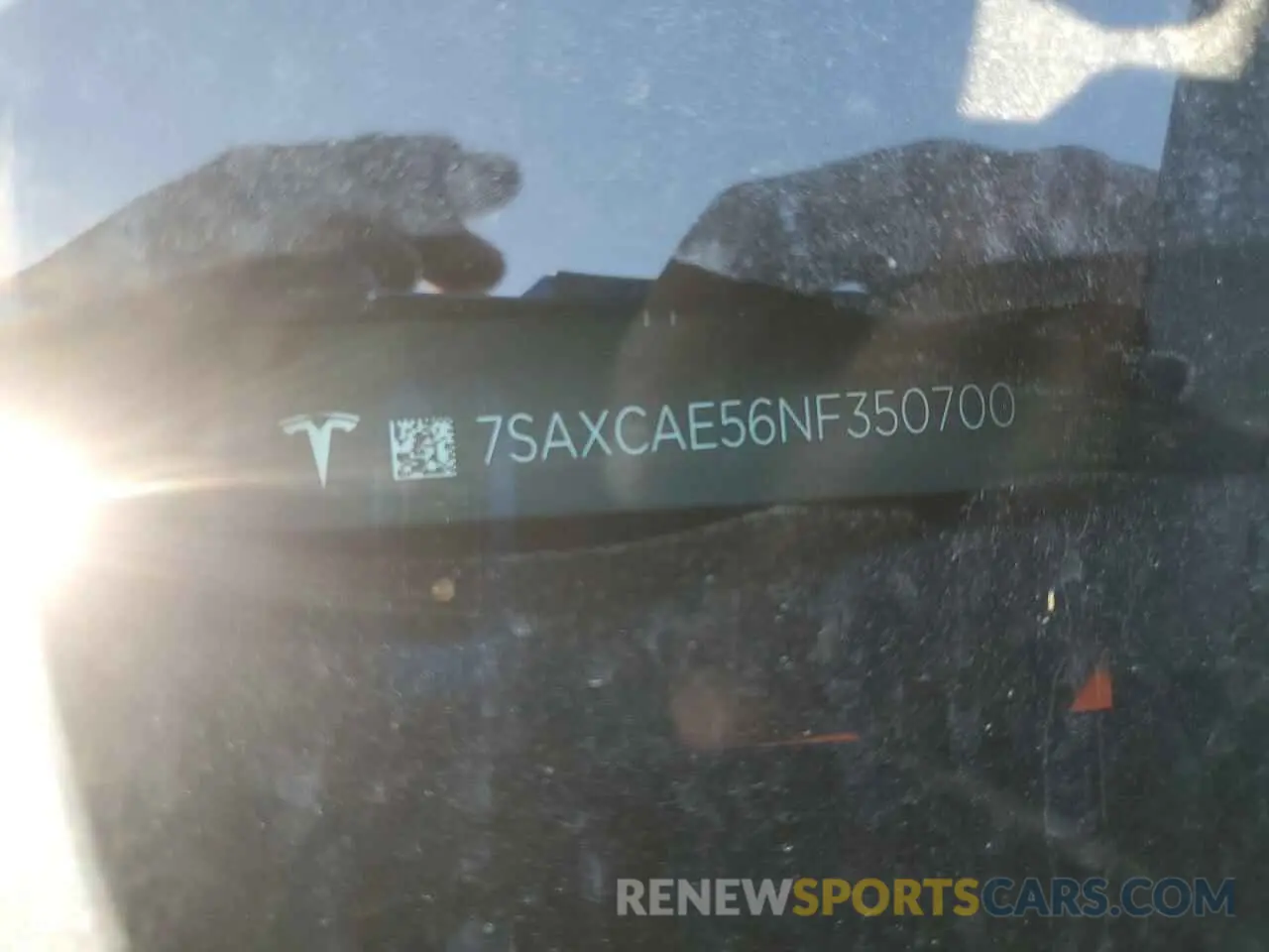 14 Photograph of a damaged car 7SAXCAE56NF350700 TESLA MODEL X 2022