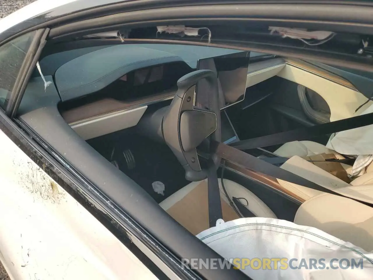 8 Photograph of a damaged car 7SAXCAE58NF355283 TESLA MODEL X 2022
