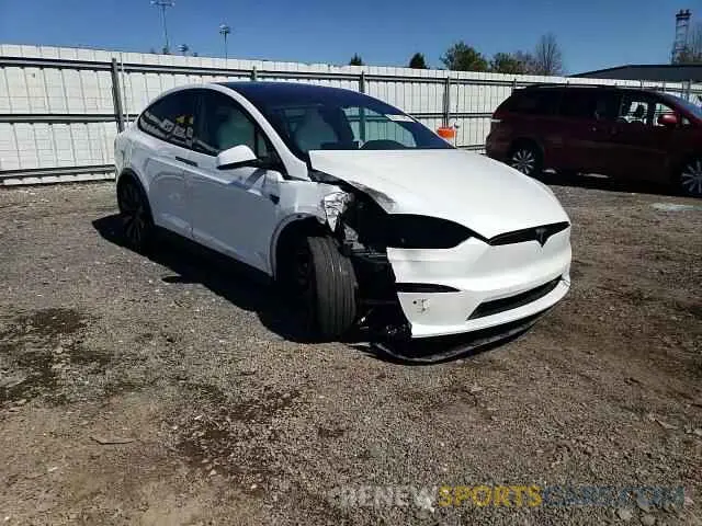 11 Photograph of a damaged car 7SAXCAE59NF357253 TESLA MODEL X 2022