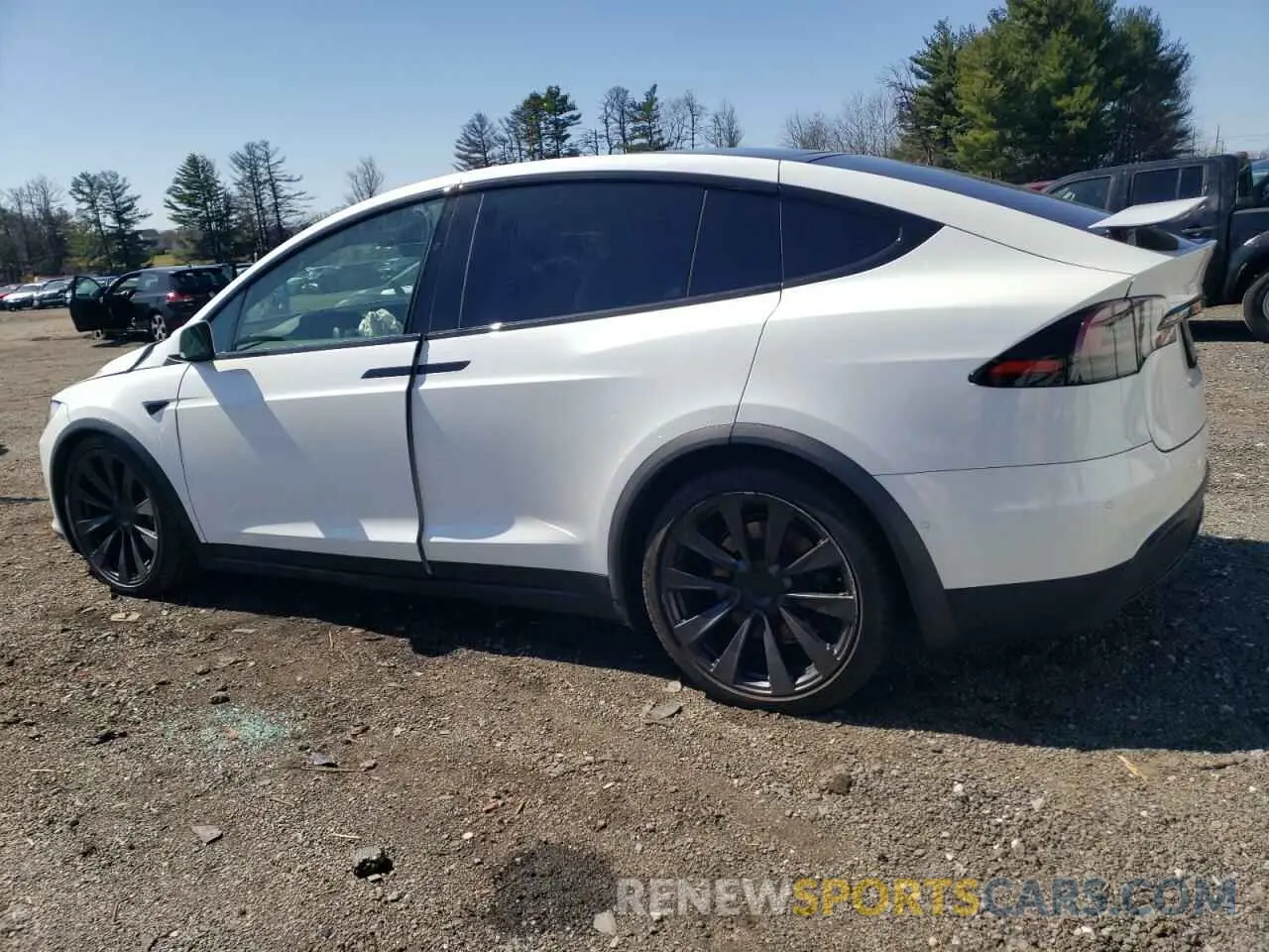 2 Photograph of a damaged car 7SAXCAE59NF357253 TESLA MODEL X 2022