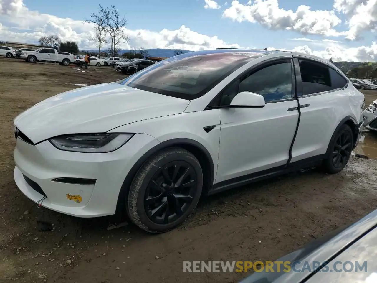 1 Photograph of a damaged car 7SAXCAE59NF358337 TESLA MODEL X 2022