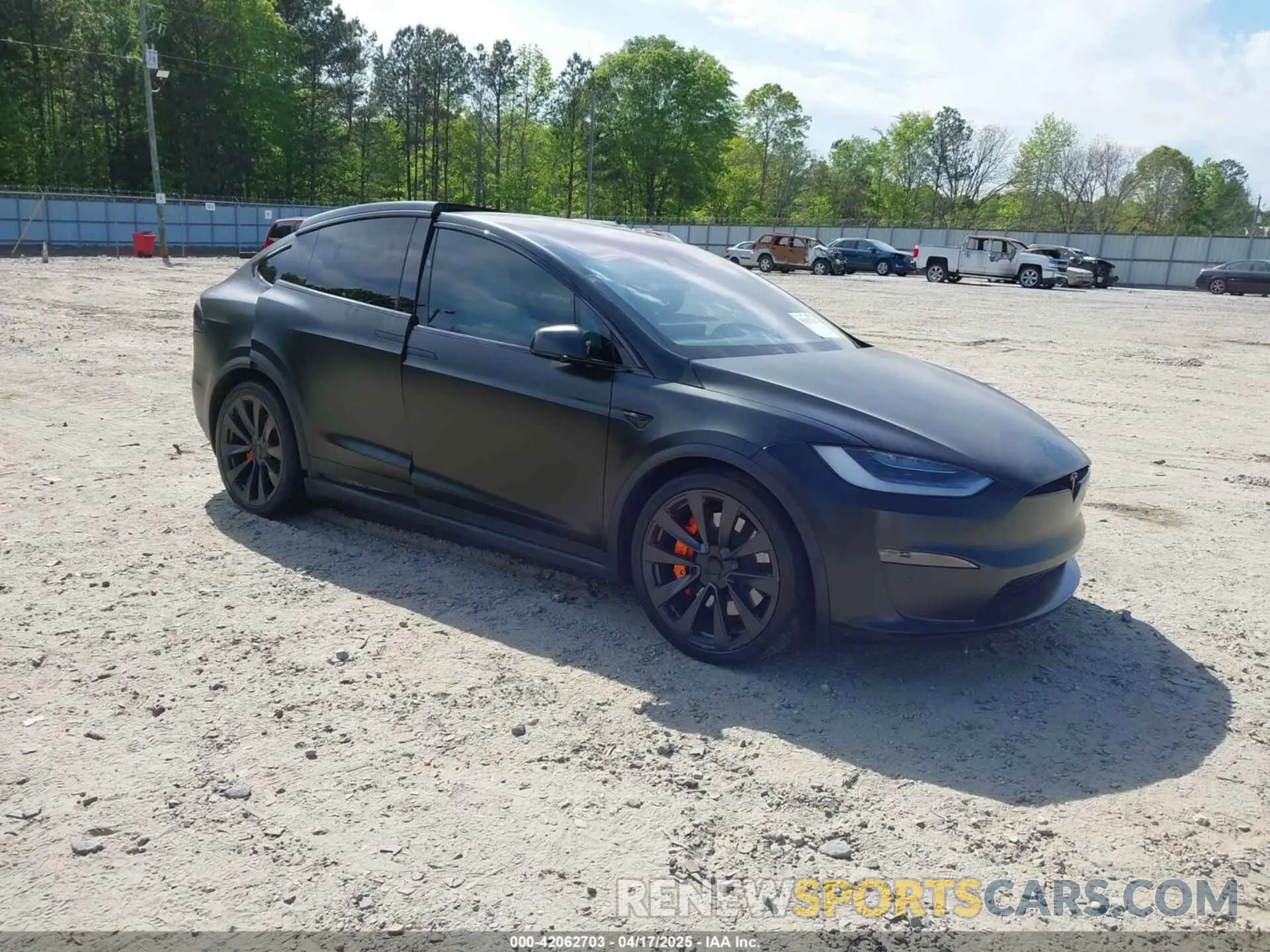 1 Photograph of a damaged car 7SAXCBE52NF331373 TESLA MODEL X 2022