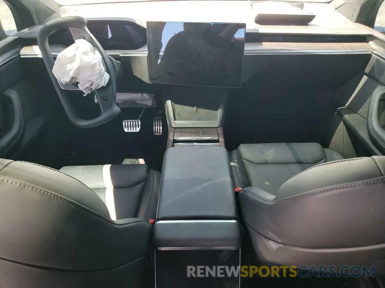 8 Photograph of a damaged car 7SAXCBE52NF349503 TESLA MODEL X 2022