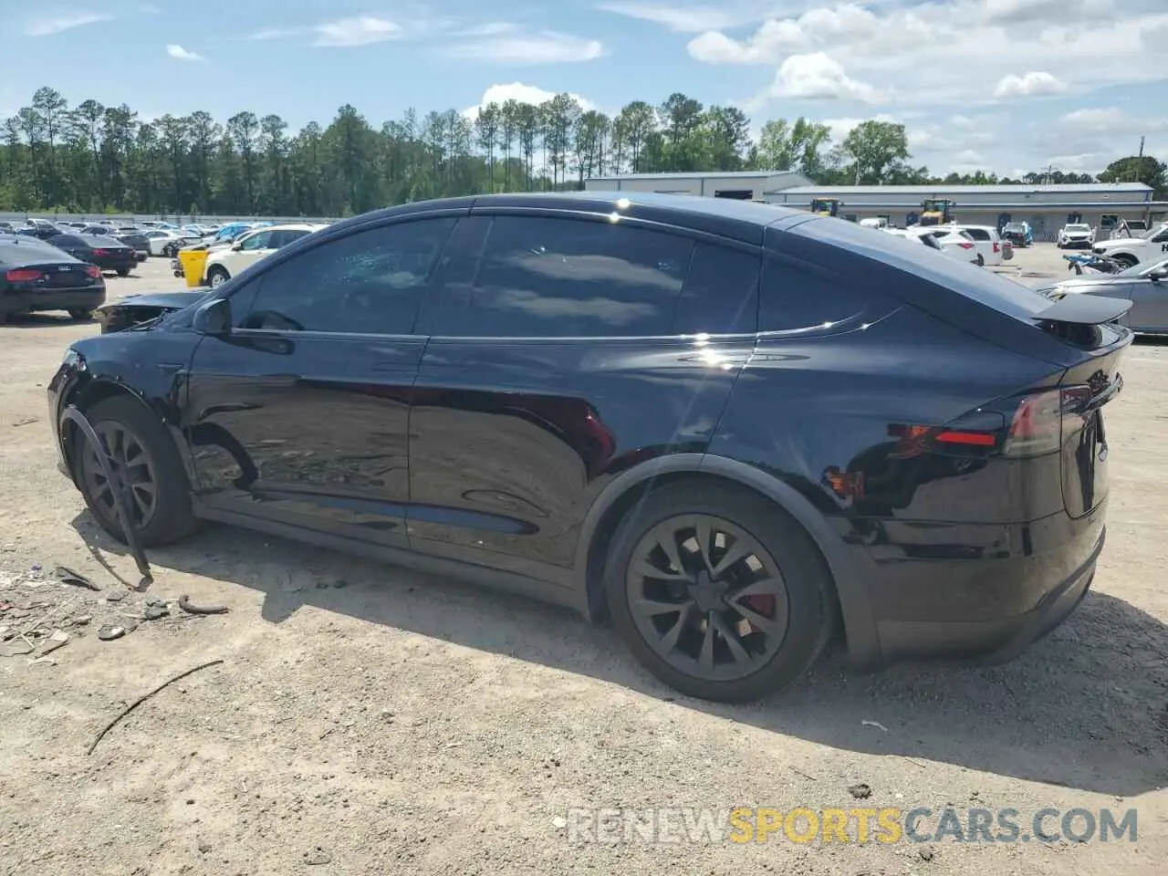 2 Photograph of a damaged car 7SAXCBE52NF355849 TESLA MODEL X 2022
