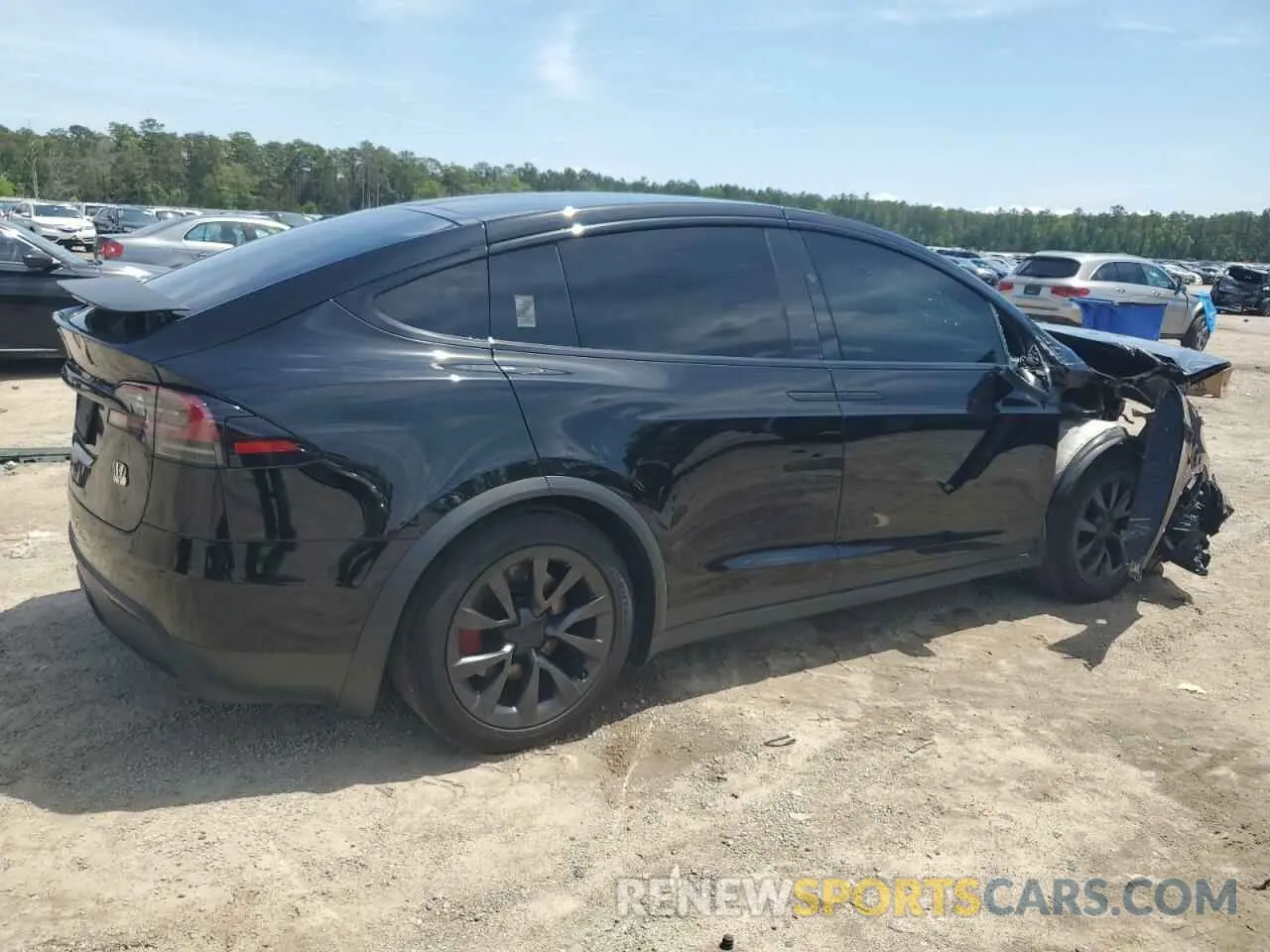 3 Photograph of a damaged car 7SAXCBE52NF355849 TESLA MODEL X 2022