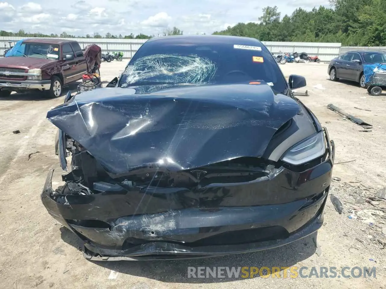 5 Photograph of a damaged car 7SAXCBE52NF355849 TESLA MODEL X 2022